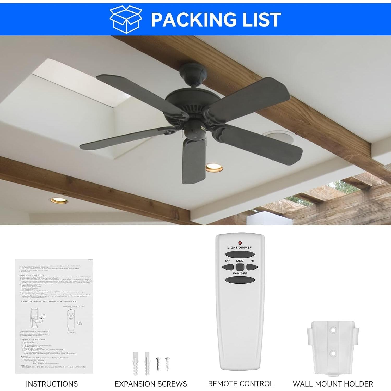 Control Remoto FAN-HD CeilingBreeze para Ventiladores de Techo