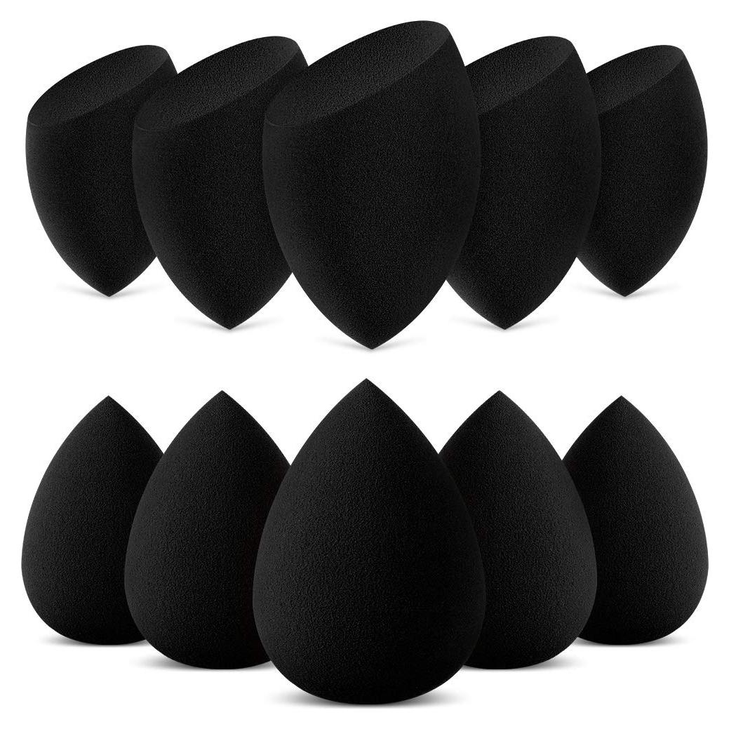 Esponjas de Maquillaje InnoGear 10 Pcs, Negro, Multiusos