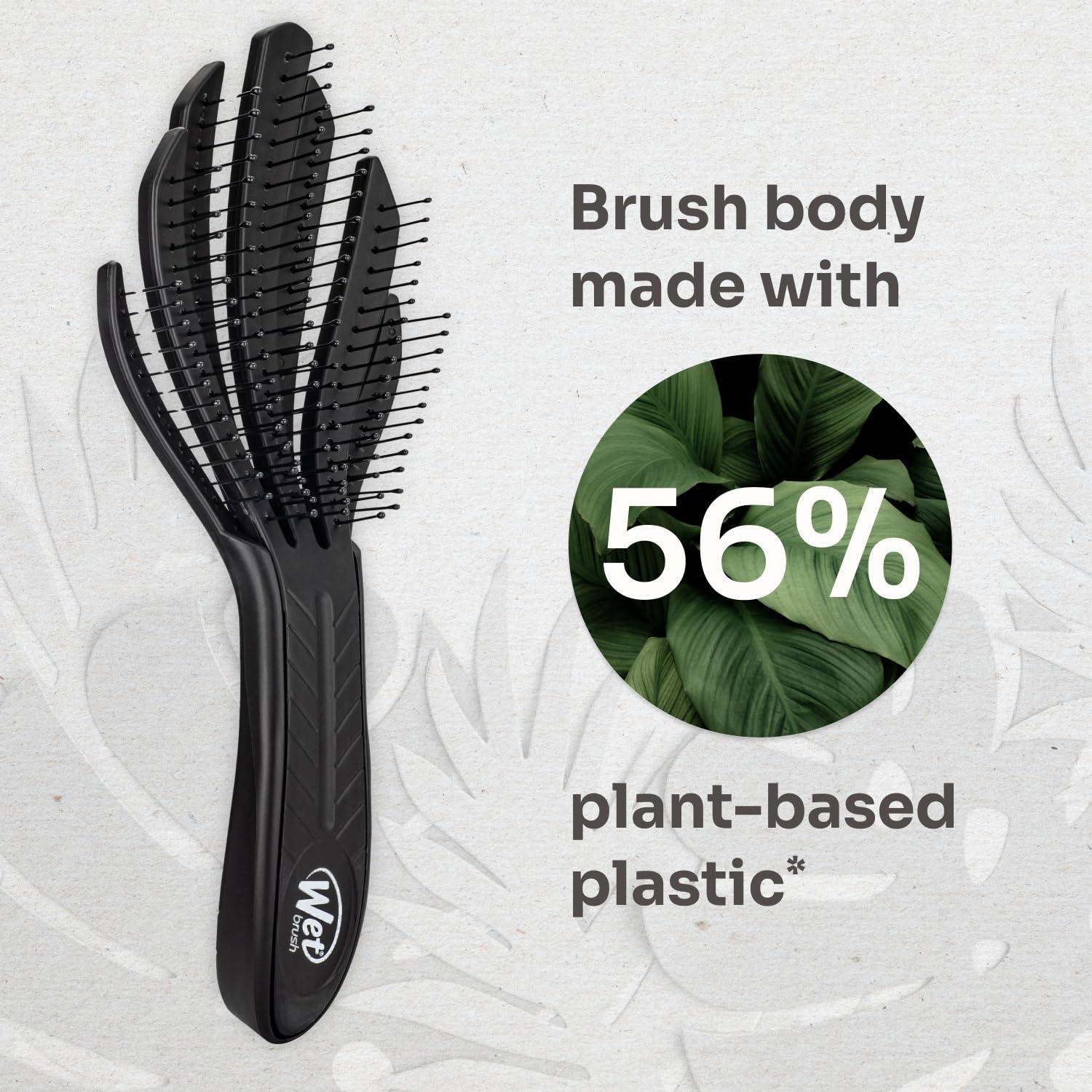 Cepillo Desenredante Wet Brush Go Green Curl Negro 1 Cuenta