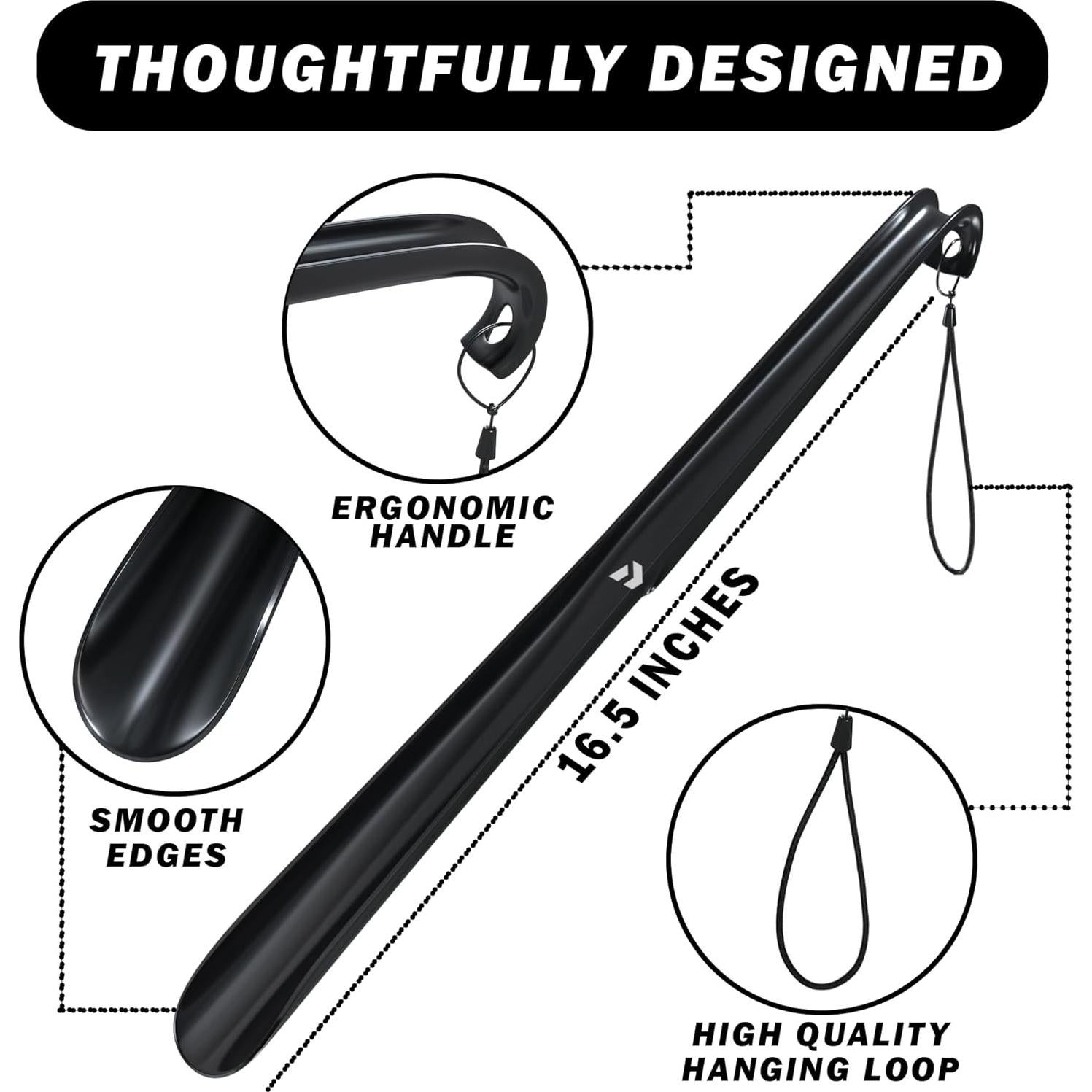 Cuerno de zapato Nextnoid de mango largo 41.91 cm unisex