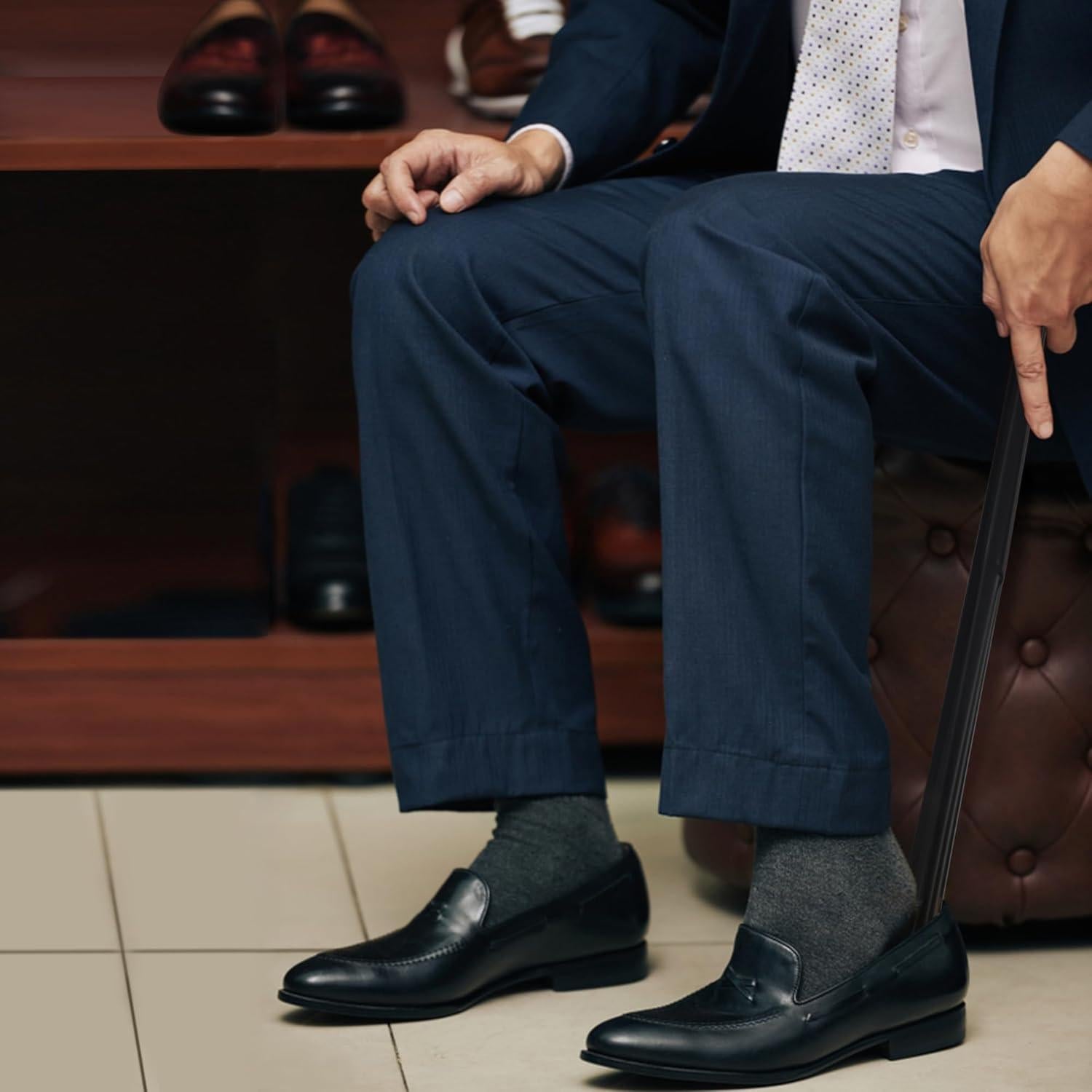 Cuerno de zapato Nextnoid de mango largo 41.91 cm unisex