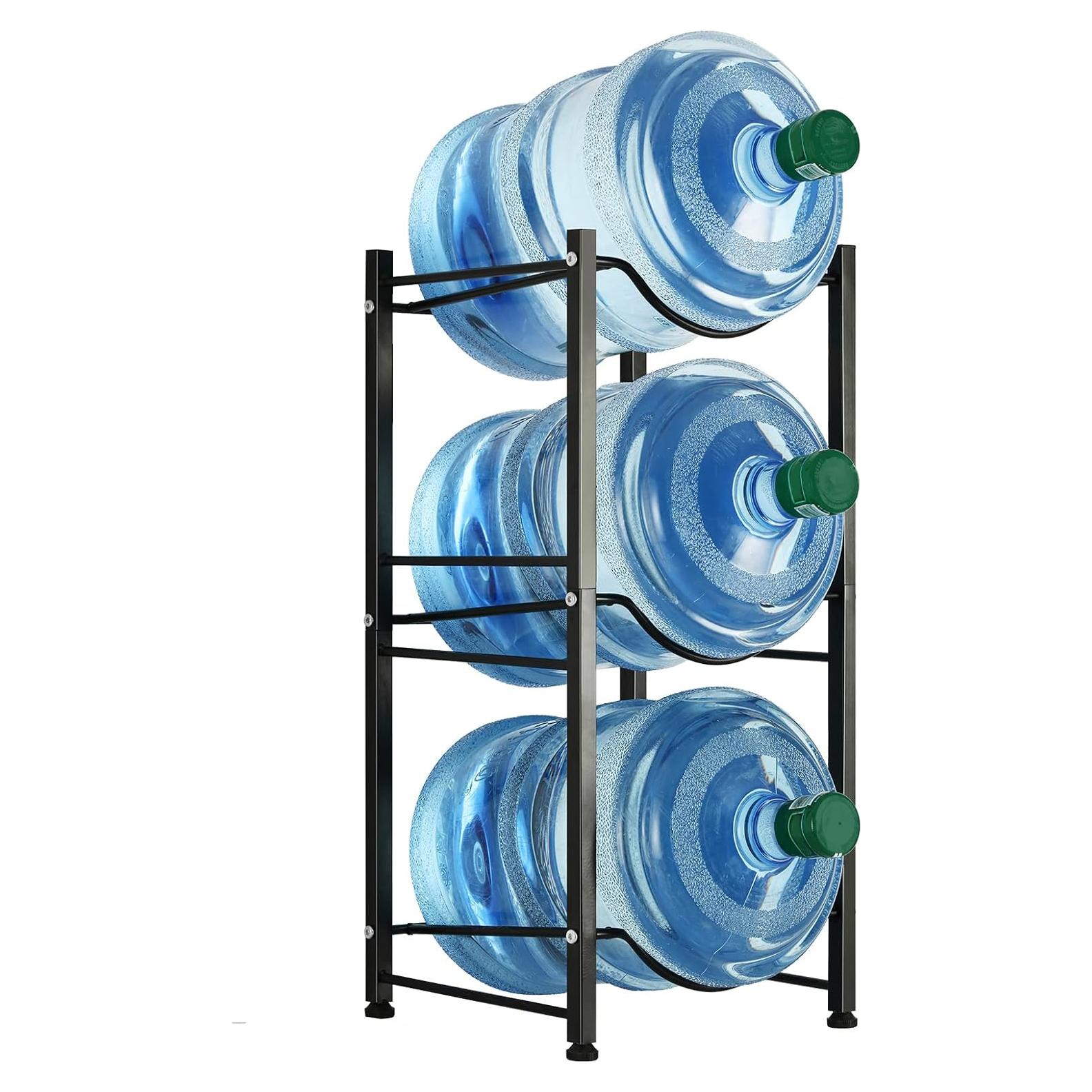 Soporte para Botellas de Agua LIANTRAL 3 Niveles Negro