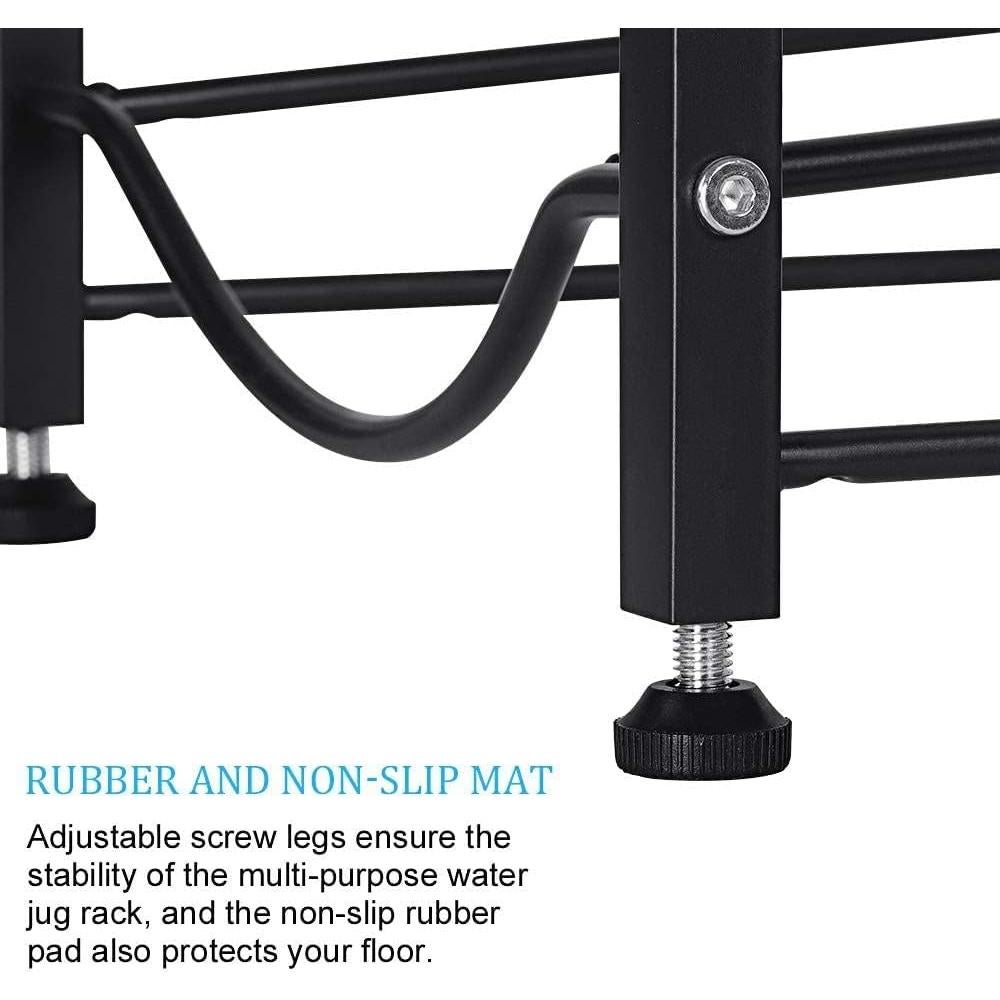 Soporte para Botellas de Agua LIANTRAL 3 Niveles Negro