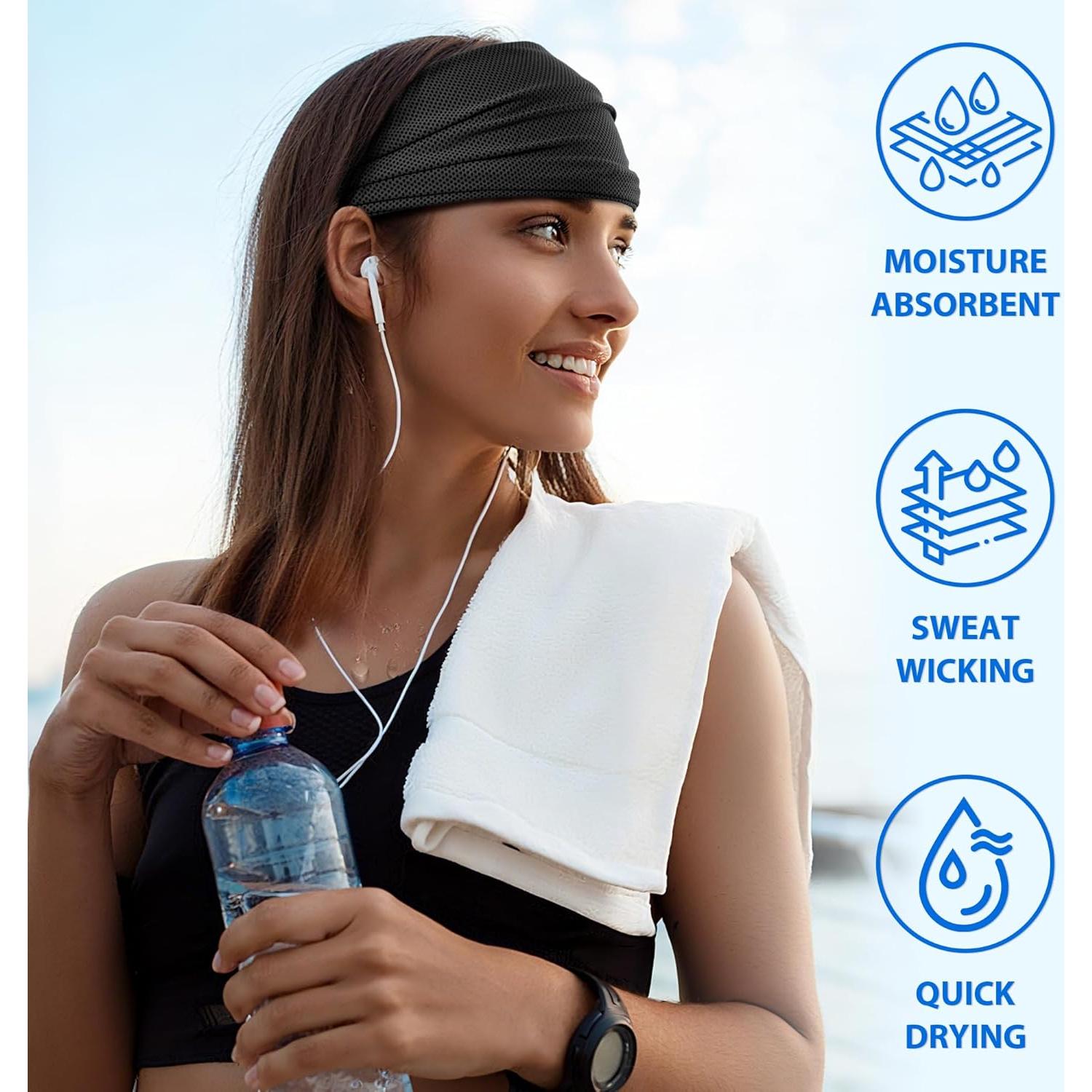 Cinta Ancha Sukeen para Mujeres - Enfriamiento Instantáneo y Antideslizante