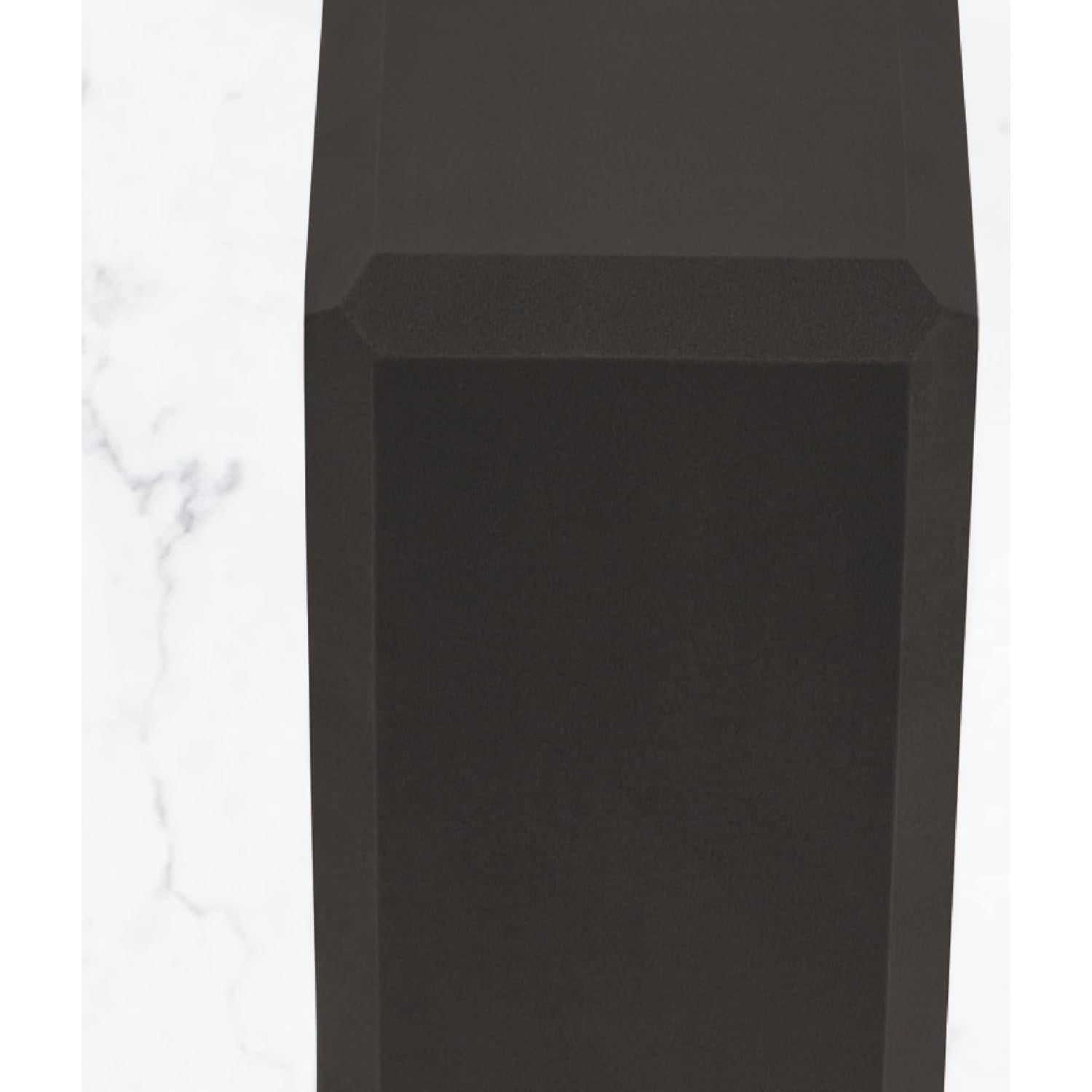 Bloque de Yoga Myga Negro EVA Antideslizante 14.5x22.9 cm