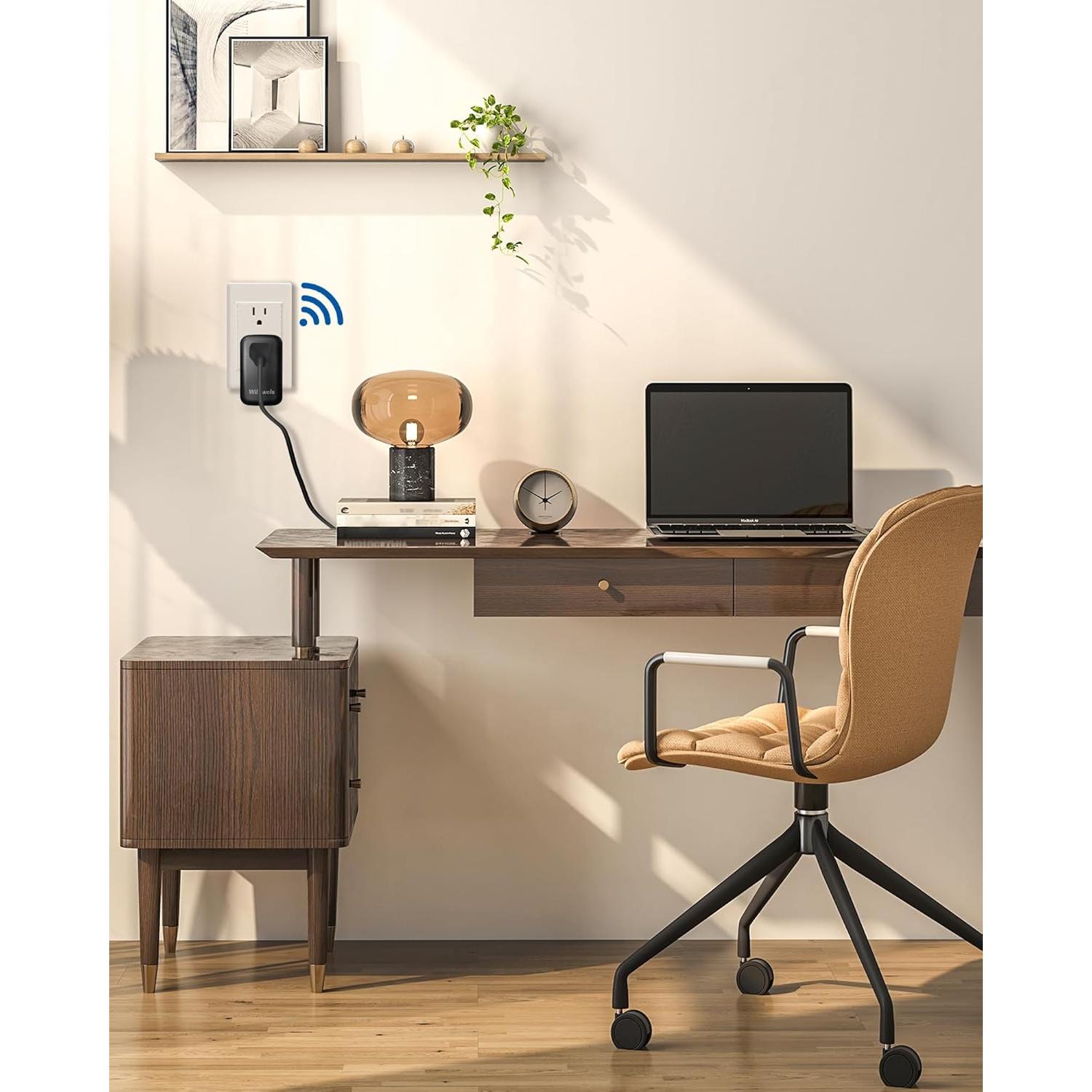 Enchufe Control Remoto Inalámbrico WILAWELS H02RC1106 Negro