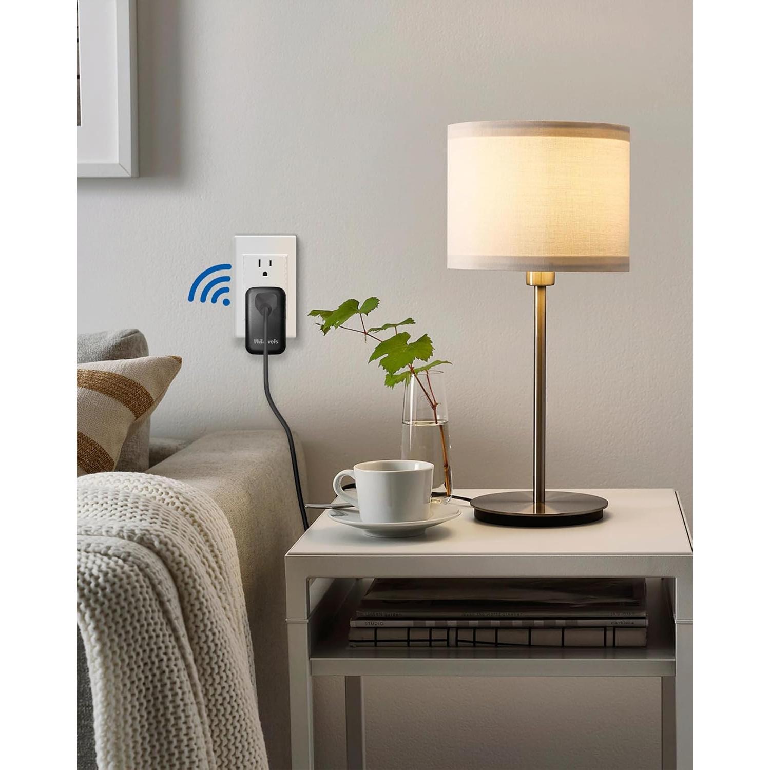 Enchufe Control Remoto Inalámbrico WILAWELS H02RC1106 Negro