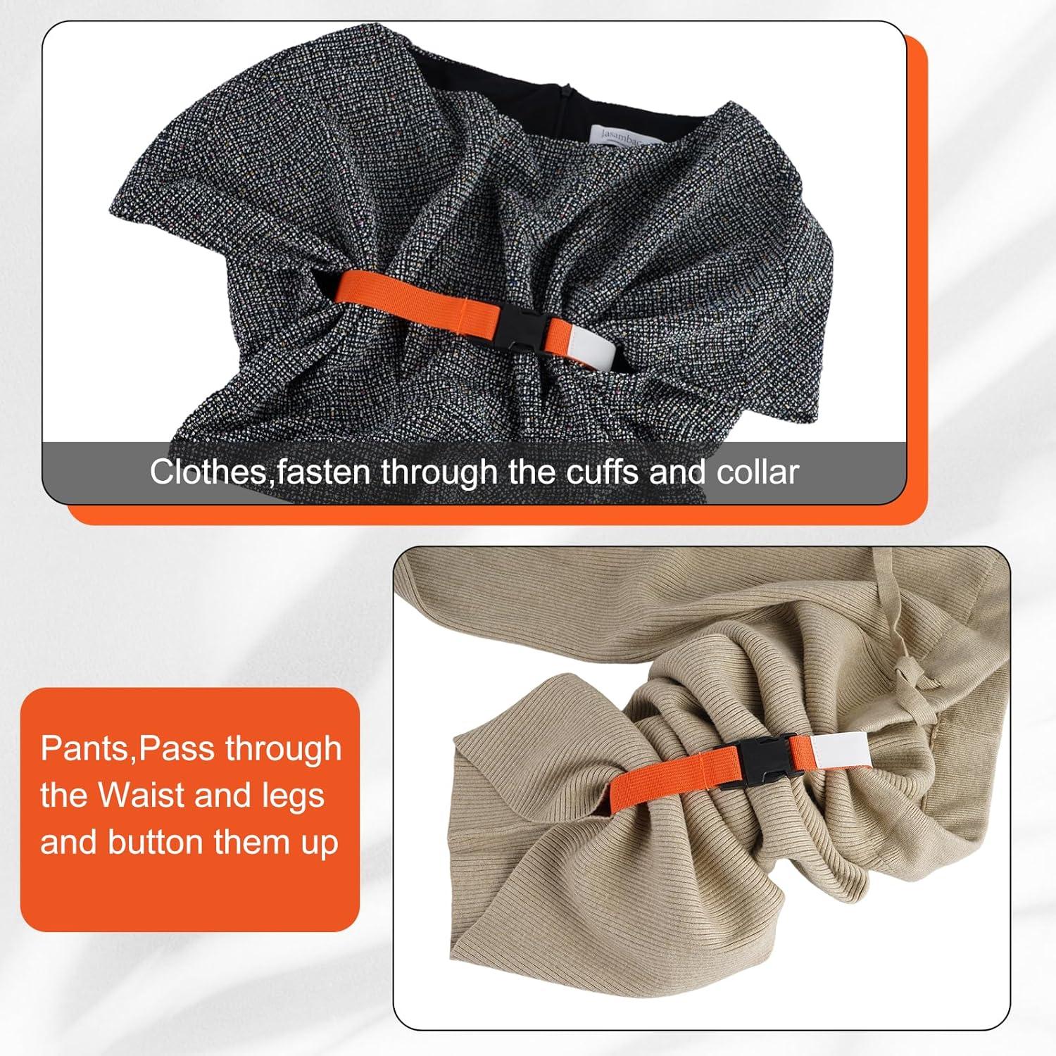 Juego de Clips para Calcetines JurwheeR - 12 Correás de Lavandería