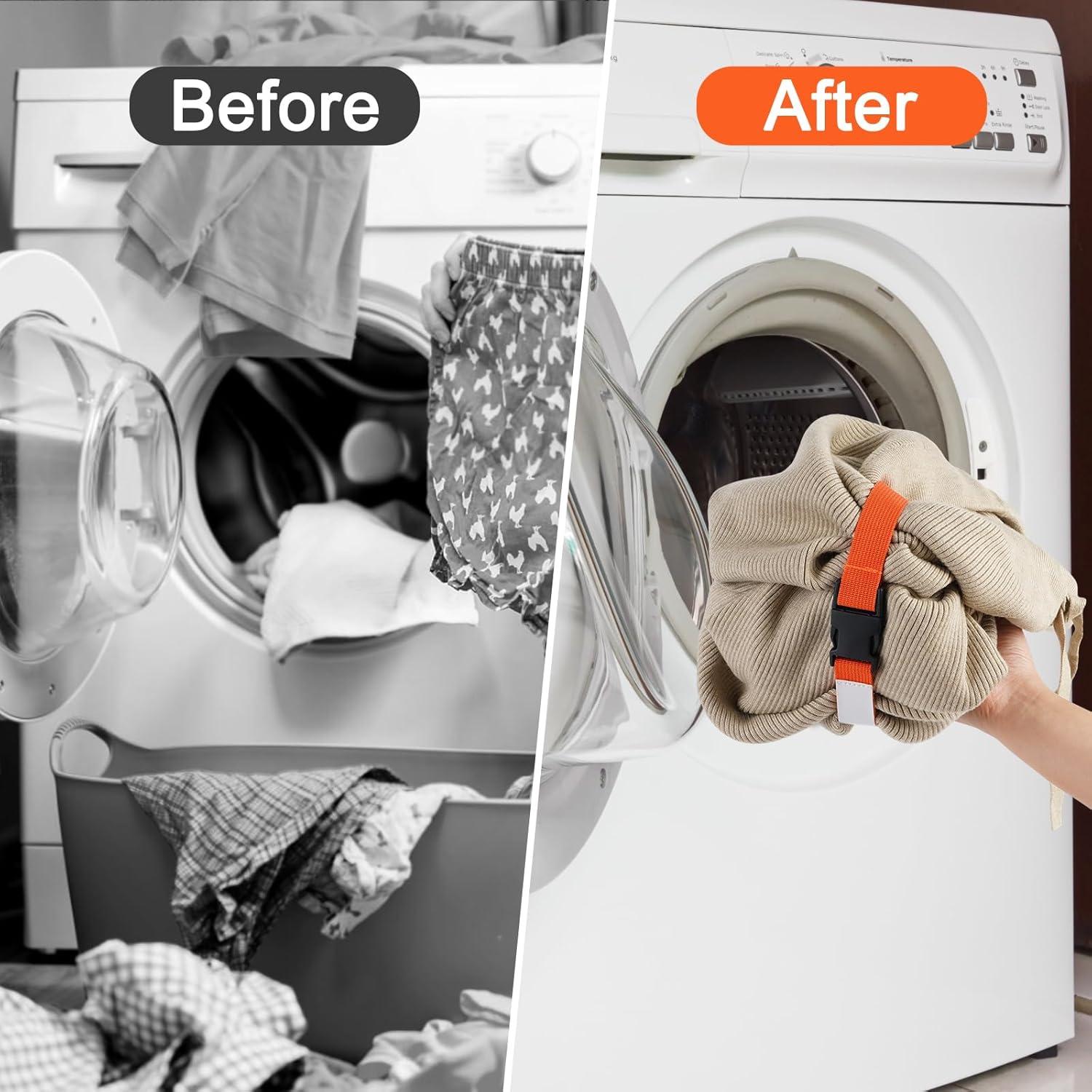 Juego de Clips para Calcetines JurwheeR - 12 Correás de Lavandería