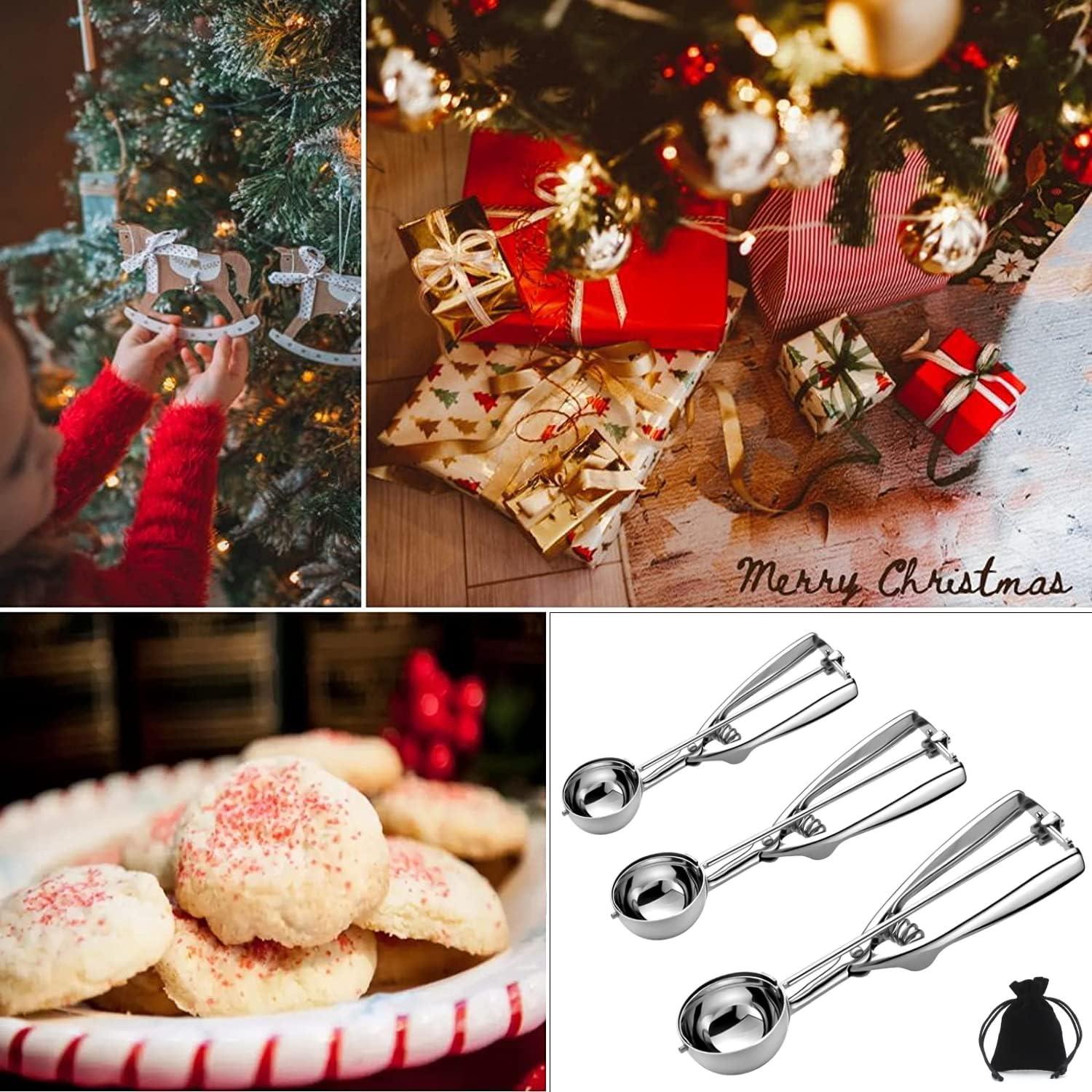 Set de 3 Cucharones de Helado OTEHETOT con Liberación por Gatillo