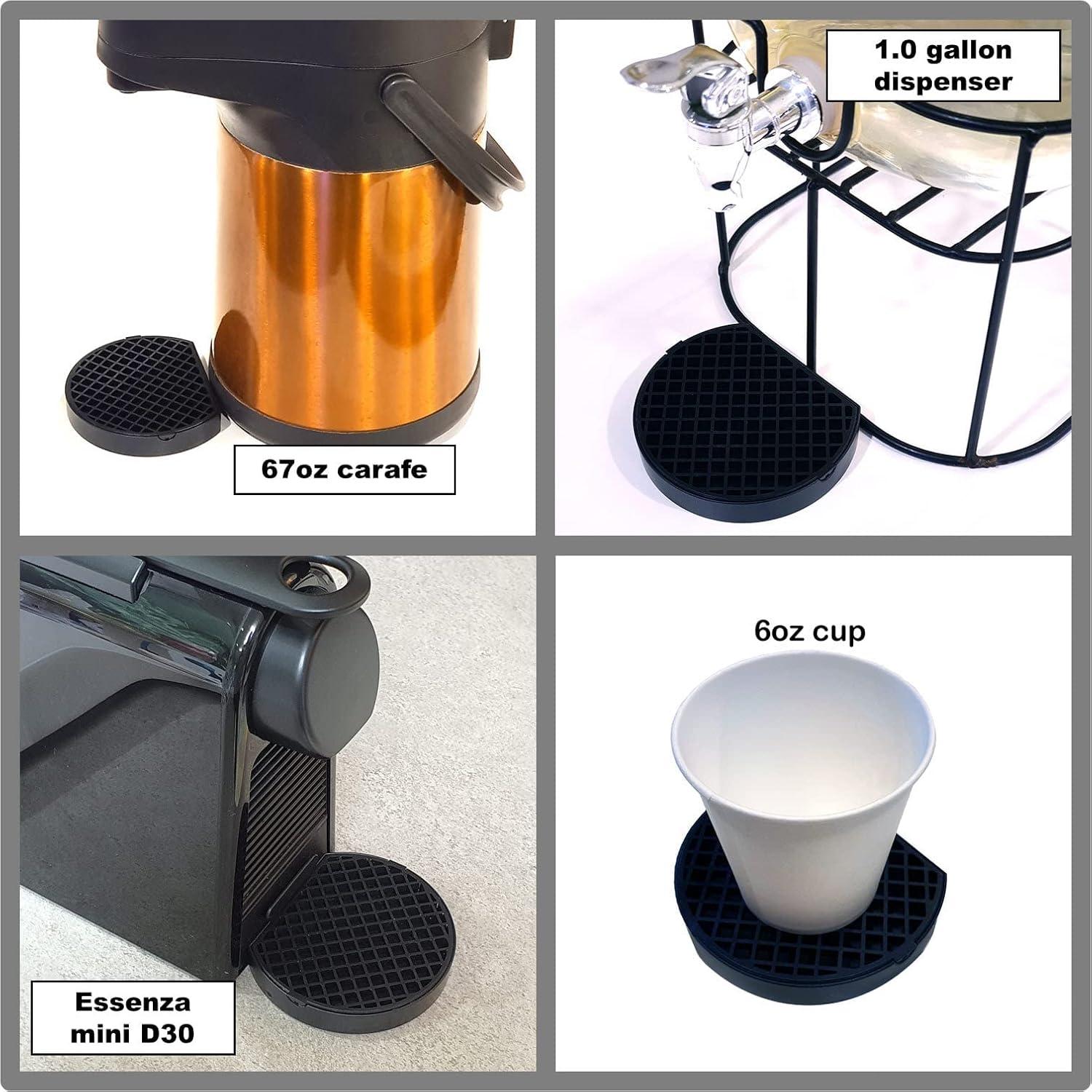 Bandeja de Goteo de Café Genérico 10 cm Plástico Negro