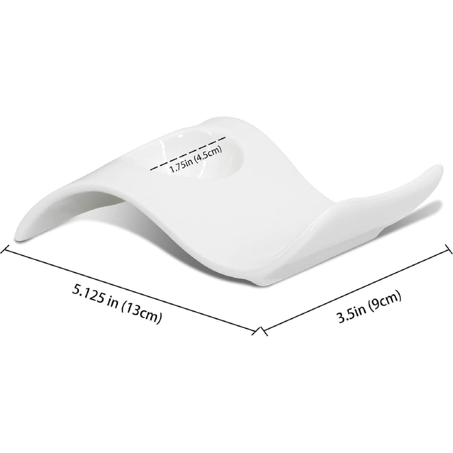 Set de 4 Tazas de Huevo Cerámica ChasBete + Cortador Acero