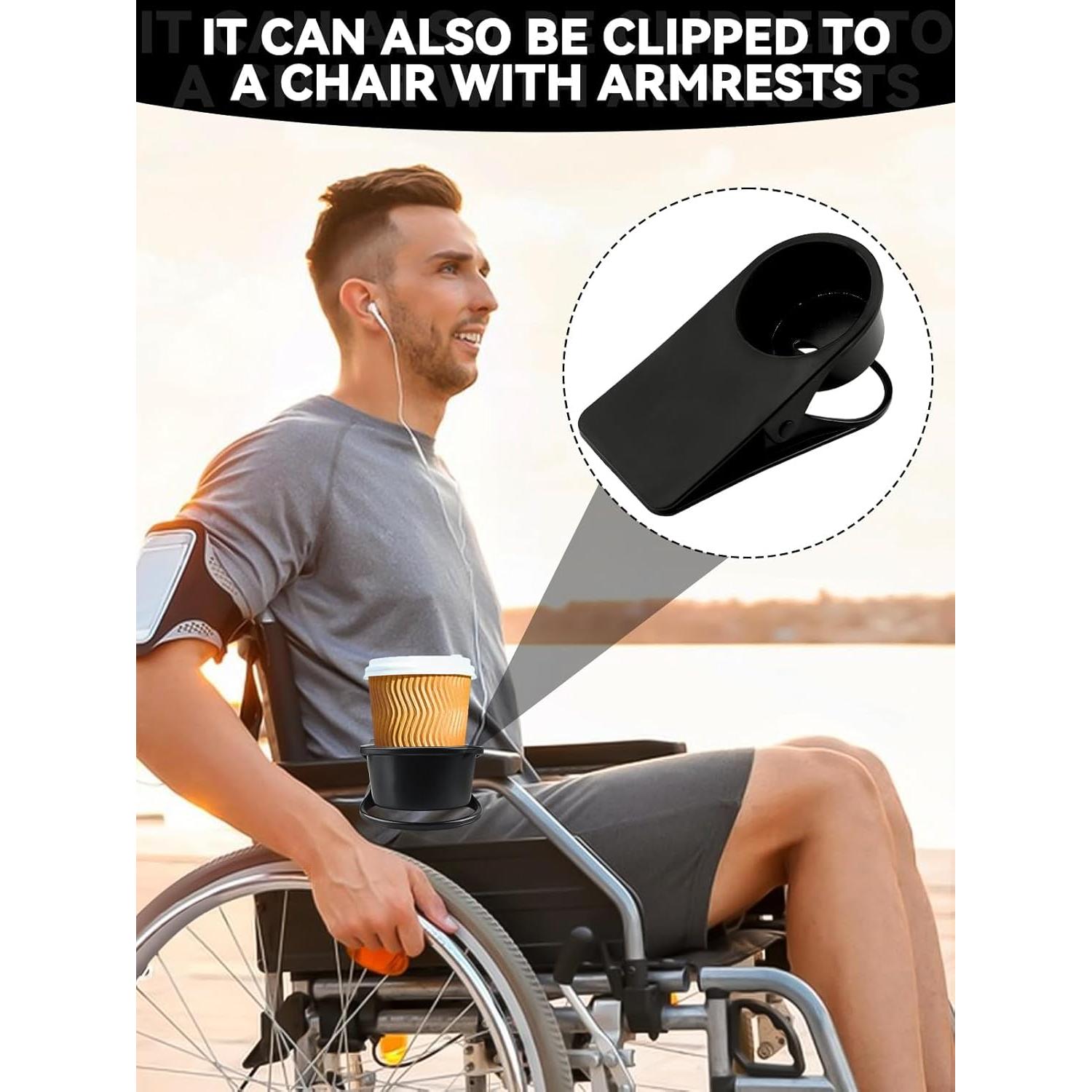 Soporte para Tazas Lanstics 3PCS con Abrazadera Negro