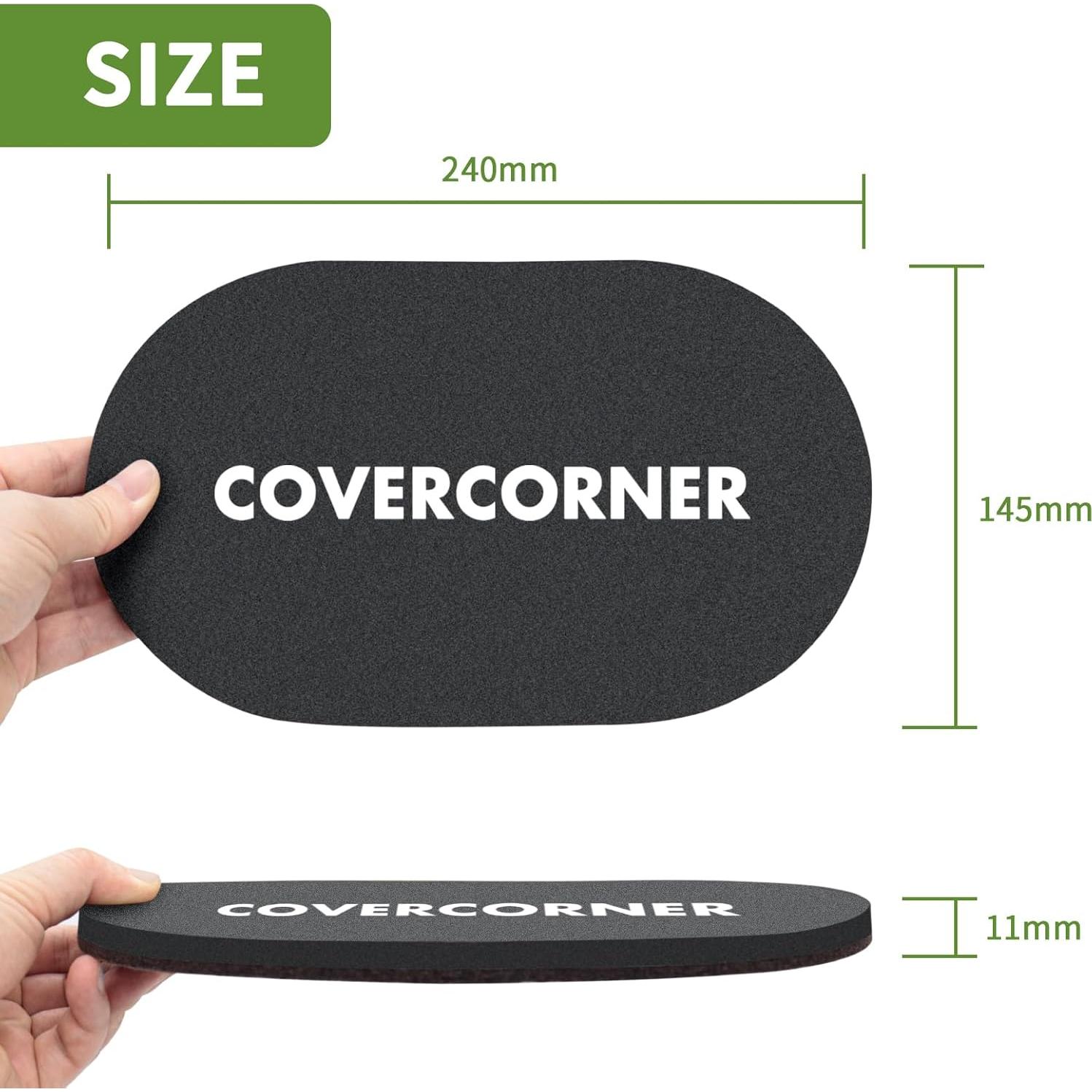 Deslizadores de Muebles 4 PCS COVERCORNER 24.1 cm Fieltro