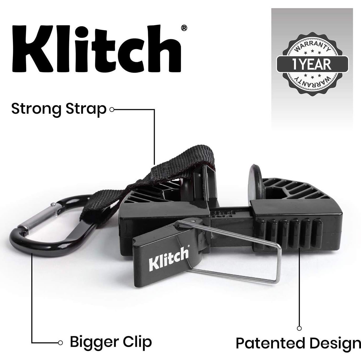 Clip para Calzado Klitch - Organizador de Zapatos Negro