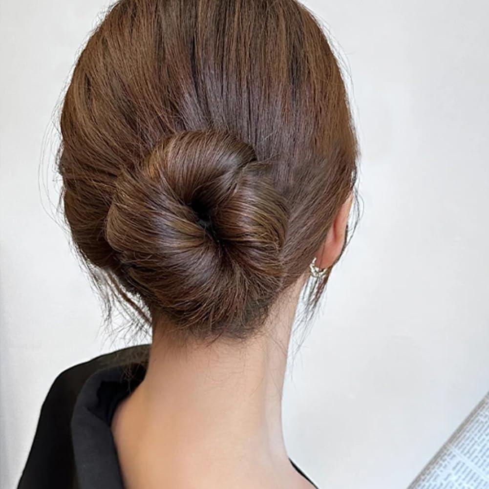 10 Hacedores de Moño de Espuma Arvintas - Clips para Peinados