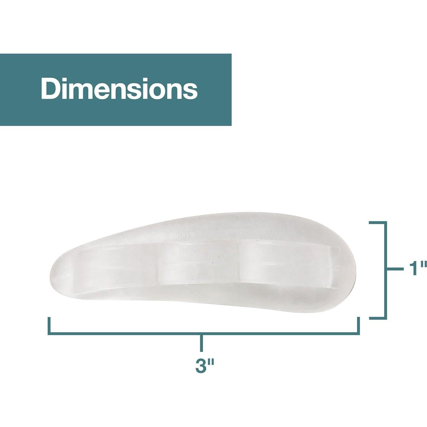 Corrector de Dedo en Martillo ZenToes - Soporte Firme Transparente - Paquete de 4