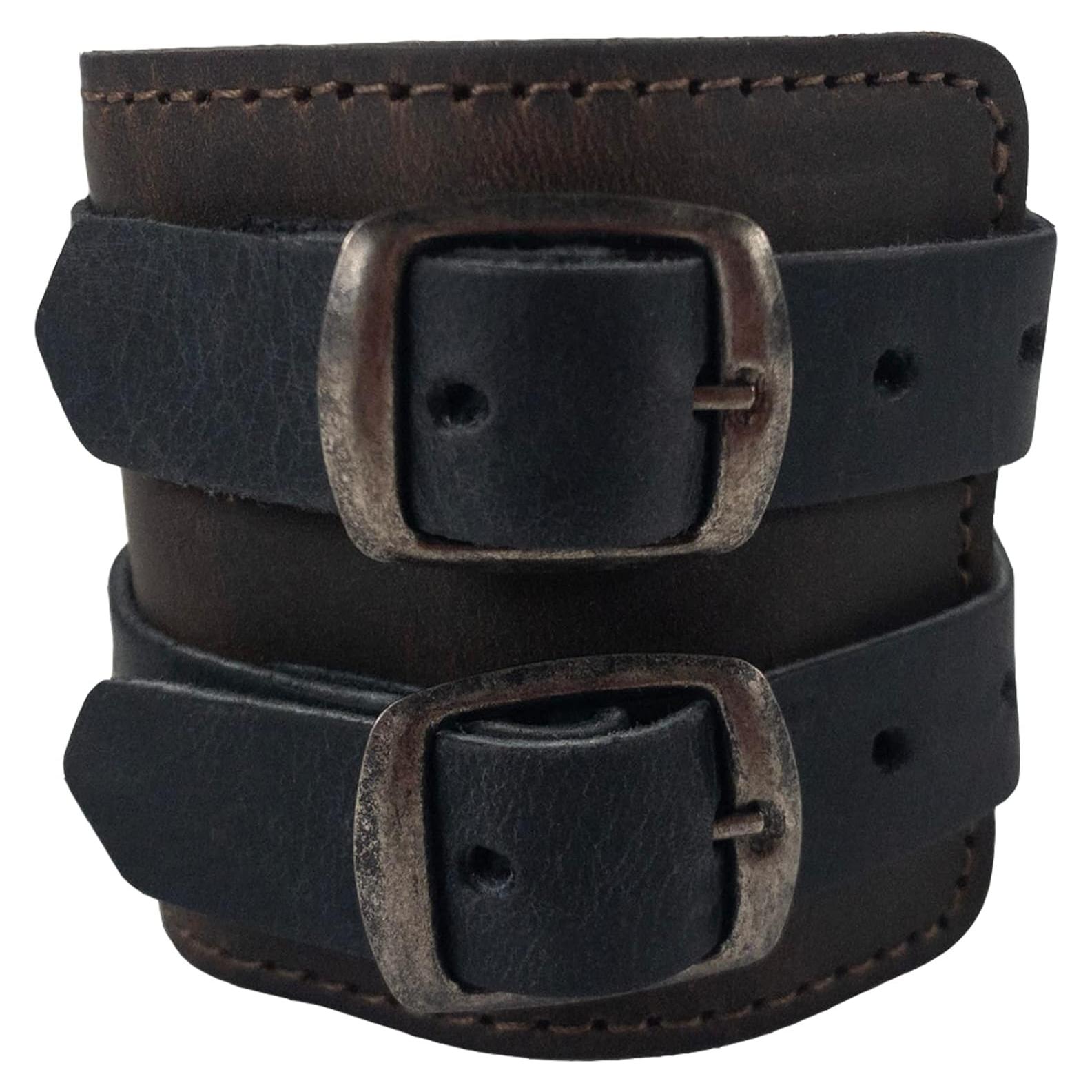 Monedero de Muñeca Hide & Drink en Cuero de Grano Completo