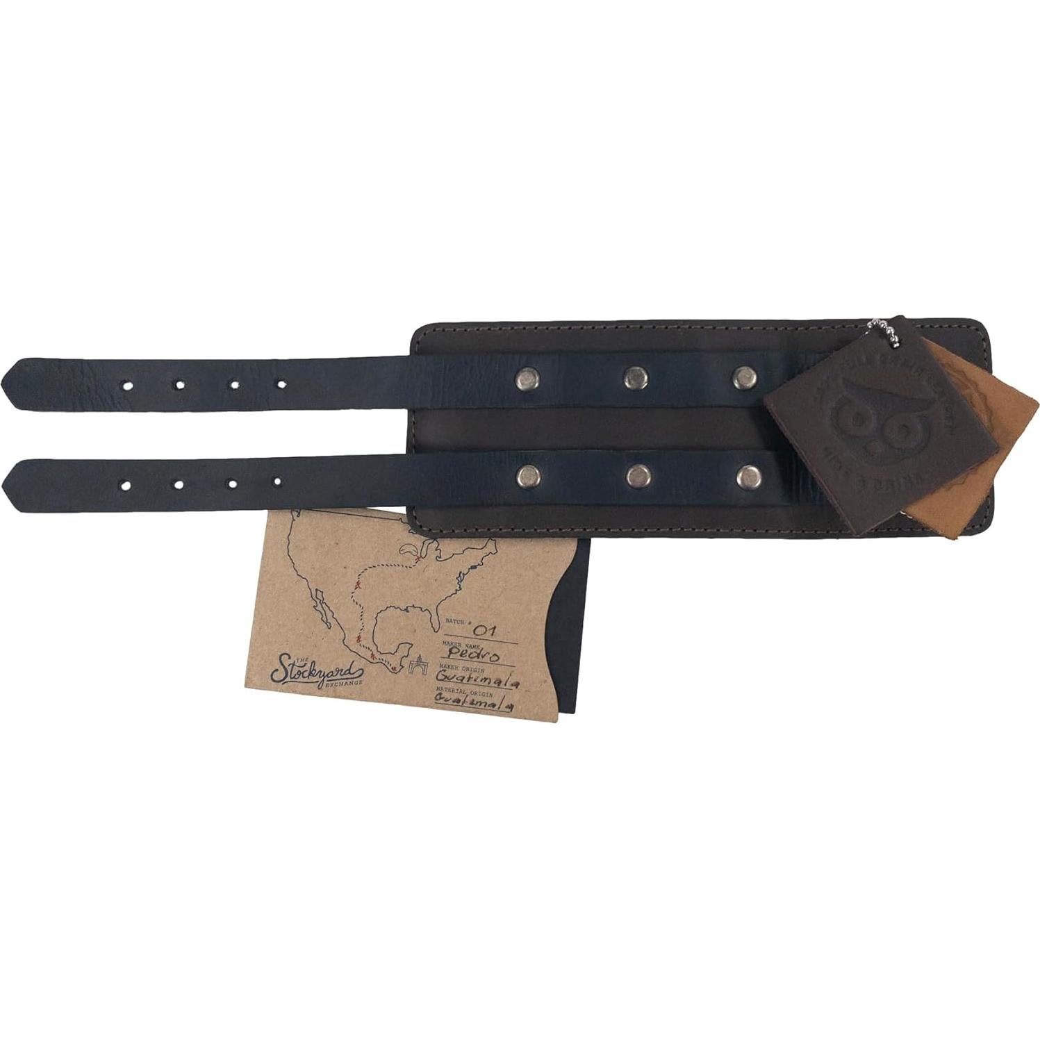 Monedero de Muñeca Hide & Drink en Cuero de Grano Completo