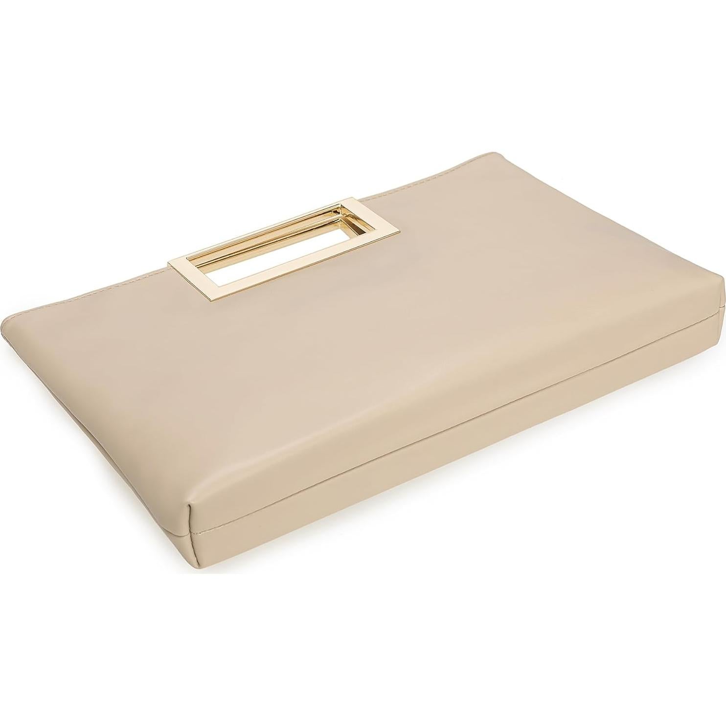 Bolso de Cuero Vegano Charming Tailor Beige 30x20cm