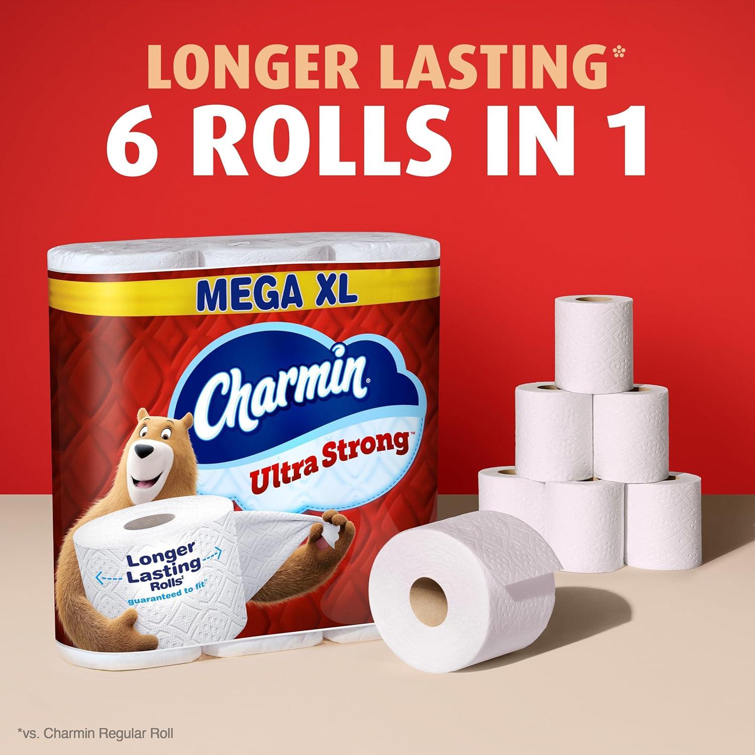 Papel Higiénico Charmin Ultra Strong Mega XL 18 Rollos 330 Hojas