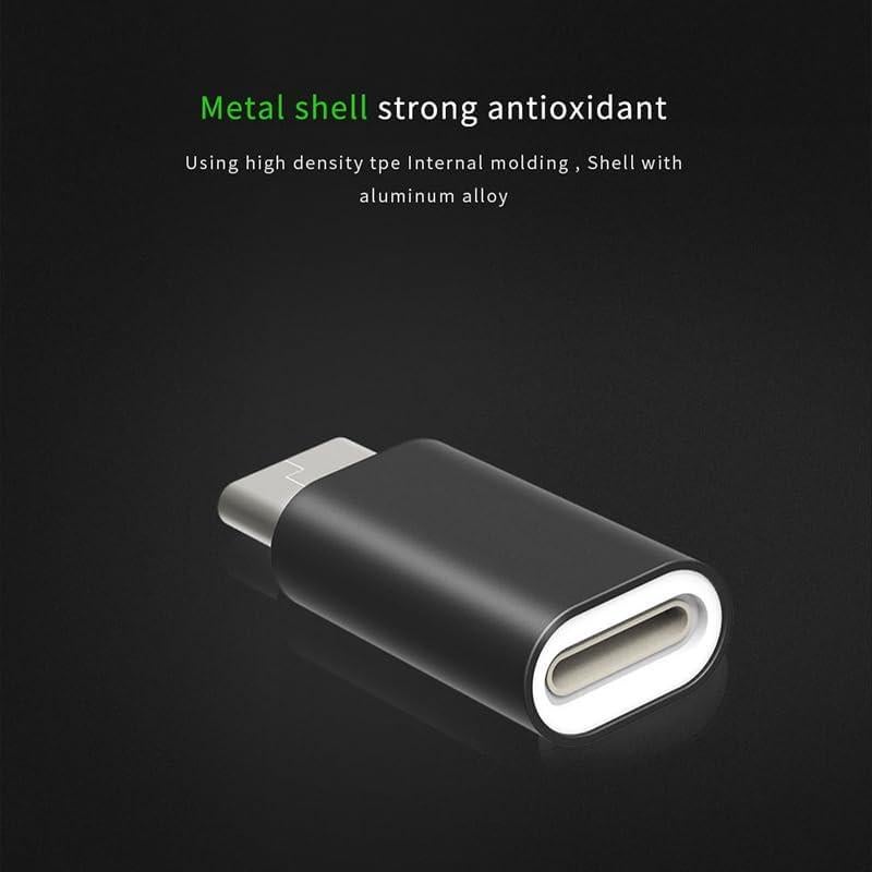 Paquete de 4 Adaptadores Lightning a USB-C - Genérico - Carga y Datos