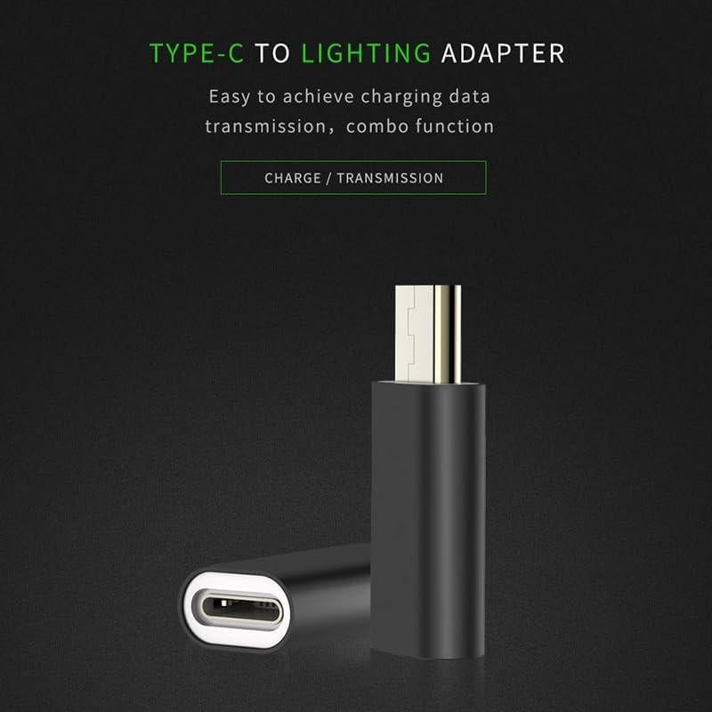 Paquete de 4 Adaptadores Lightning a USB-C - Genérico - Carga y Datos