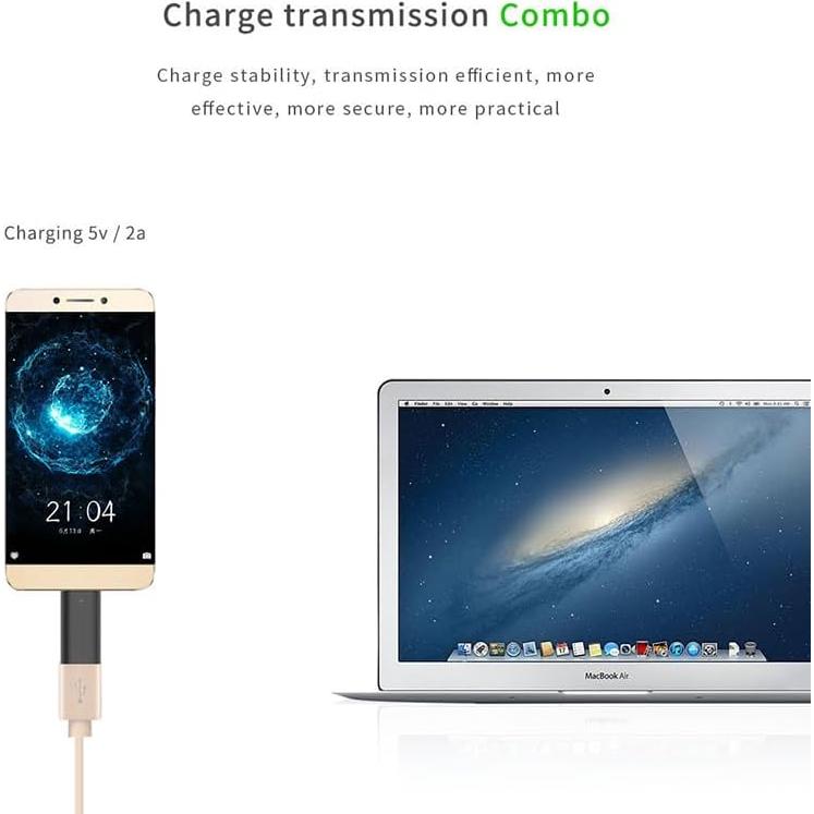 Paquete de 4 Adaptadores Lightning a USB-C - Genérico - Carga y Datos