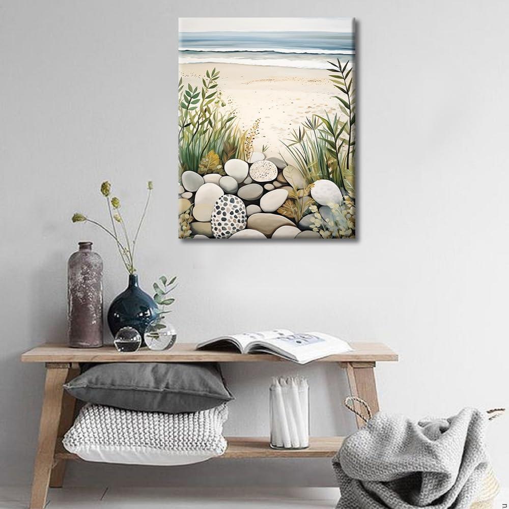 Kit Pintar por Números Rebotipy Playa 40x50cm Acrílico