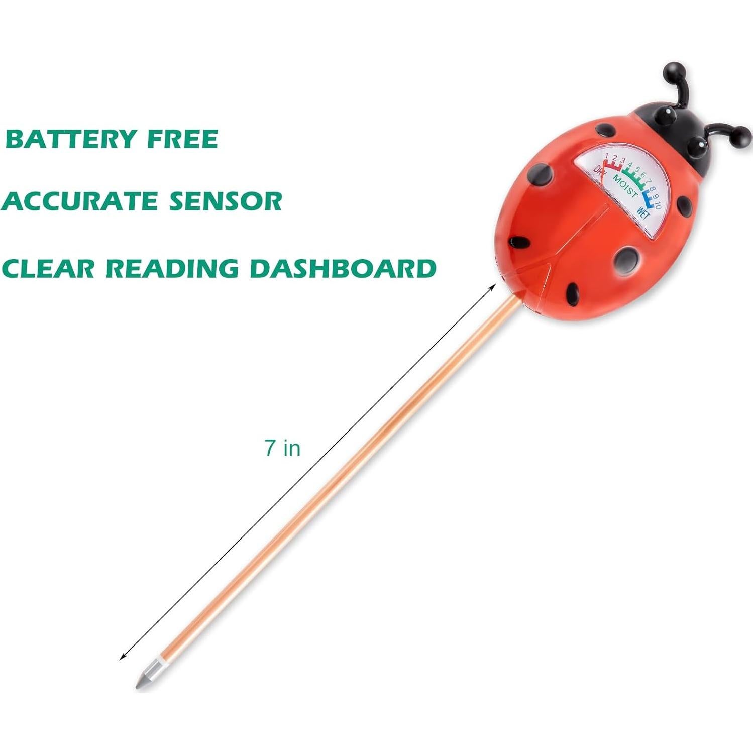 Medidor de Humedad del Suelo Tennedriv Green 29.97cm