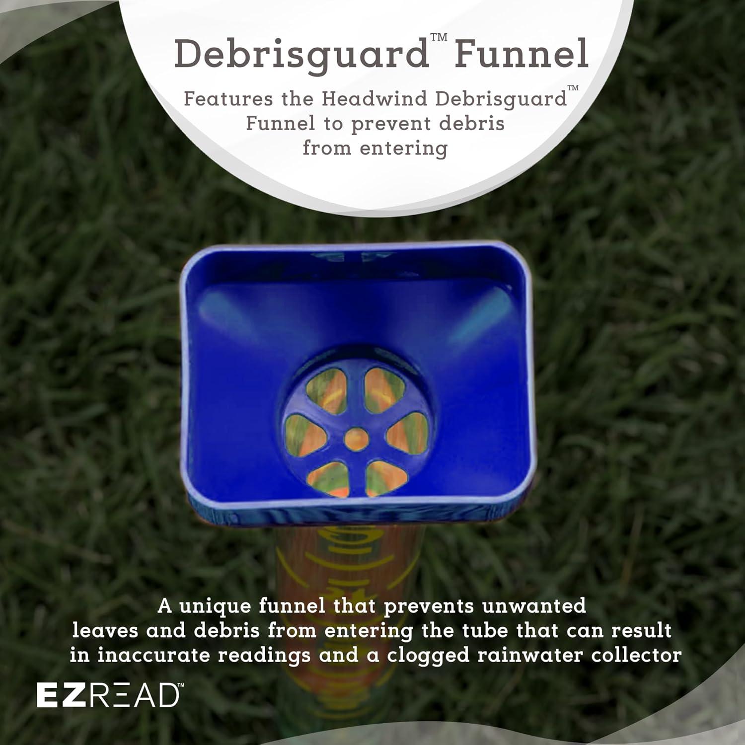 Medidor de Lluvia Headwind EZRead 53 cm Azul Resistente