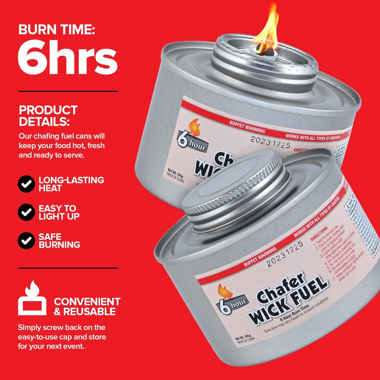 Calentadores de Comida de 6 Horas Stock Your Home - Paquete de 3