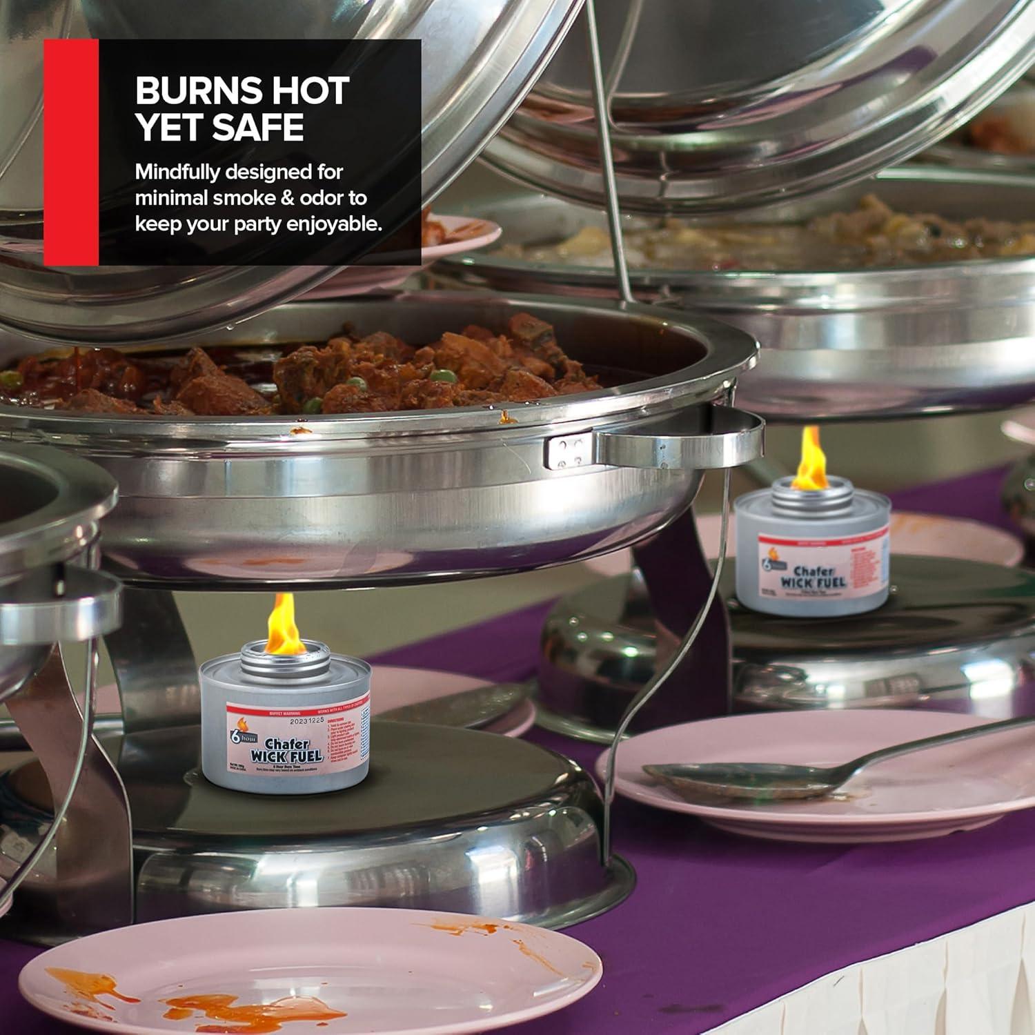 Calentadores de Comida de 6 Horas Stock Your Home - Paquete de 3