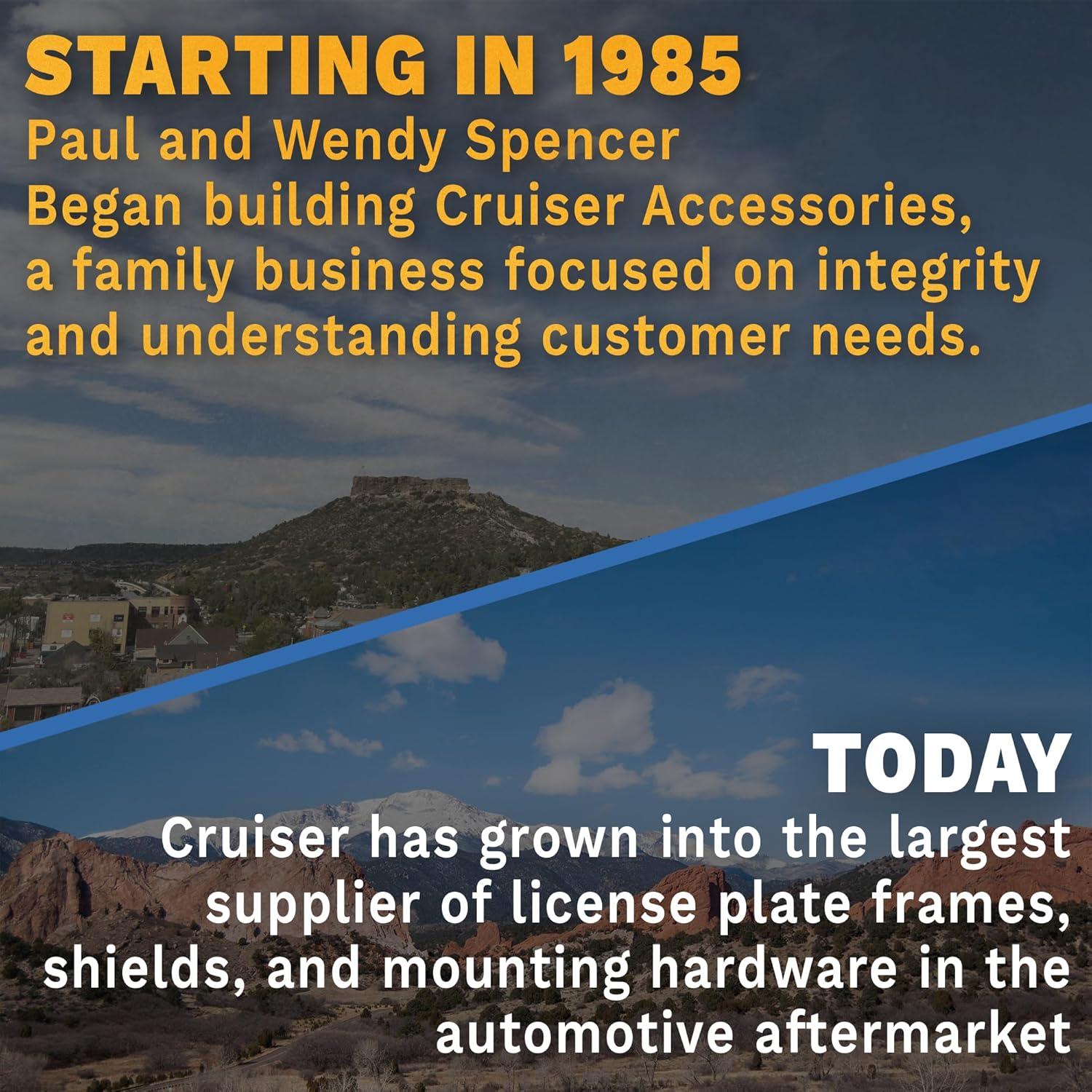 Marco de Placa de Licencia Cruiser Accessories 19130 Margarita