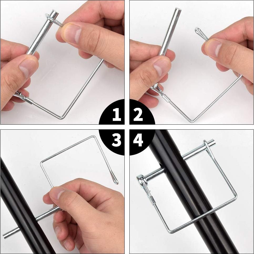 Pasadores de bloqueo de eje cuadrado Comonc 6.3mm 10 PCS