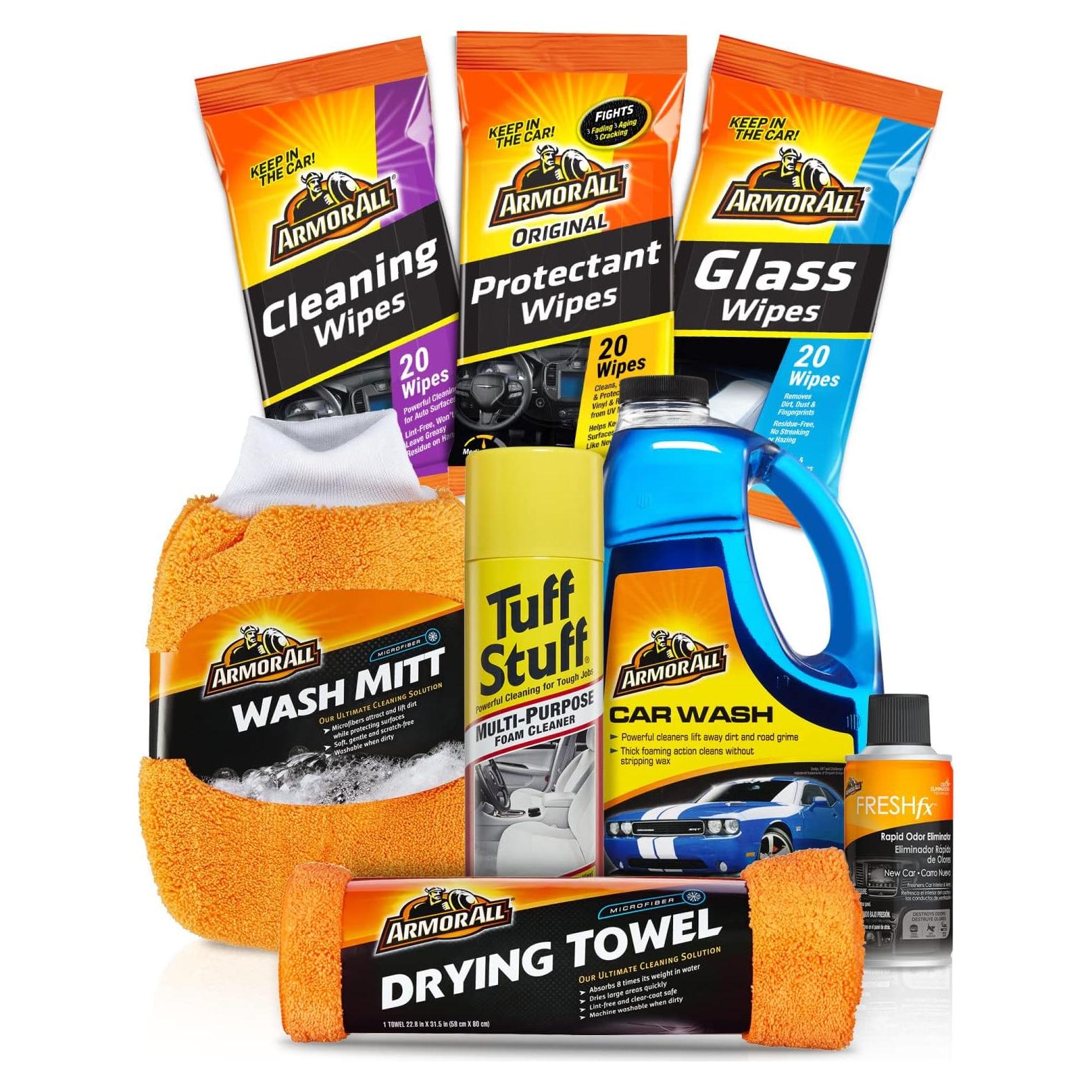 Kit de Lavado y Limpieza de Autos Armor All 8 Piezas