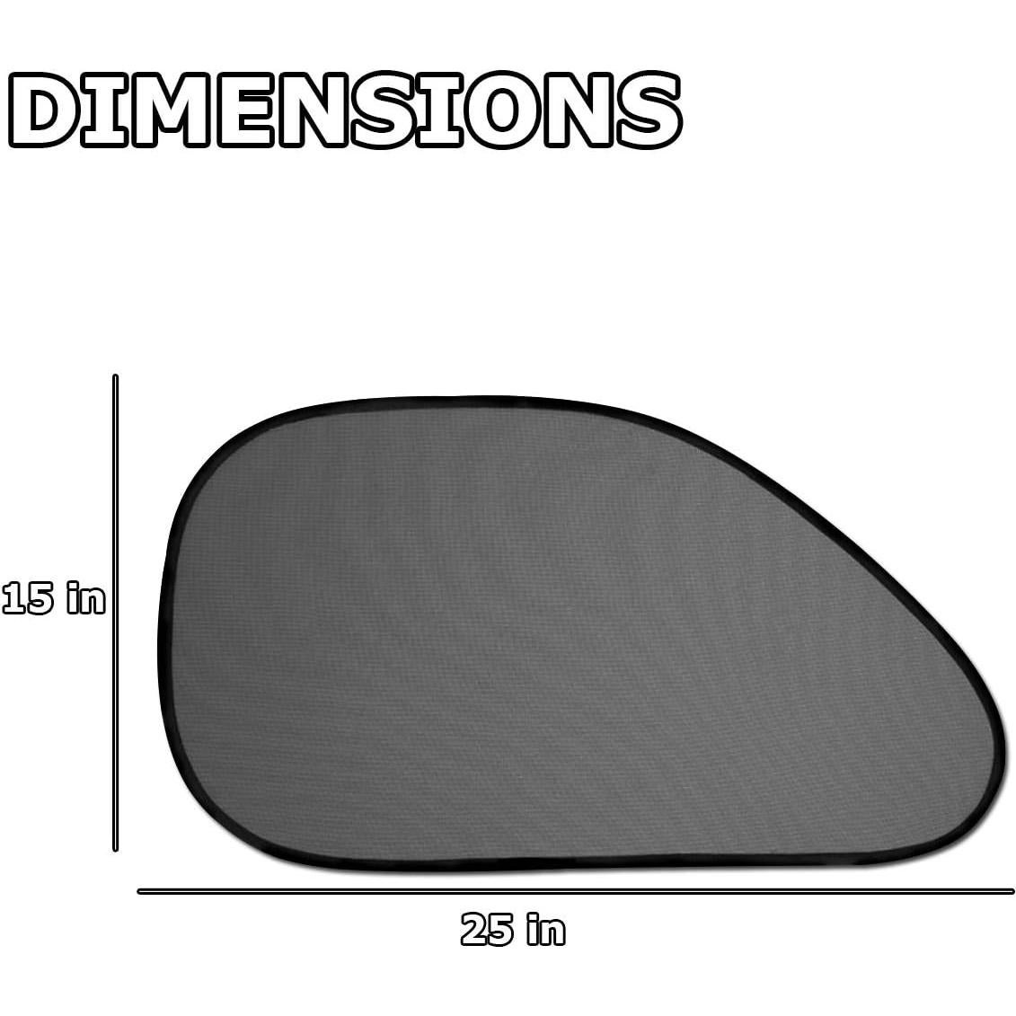 VaygWay Sombra de Ventana Lateral 2 Pk - Protección UV