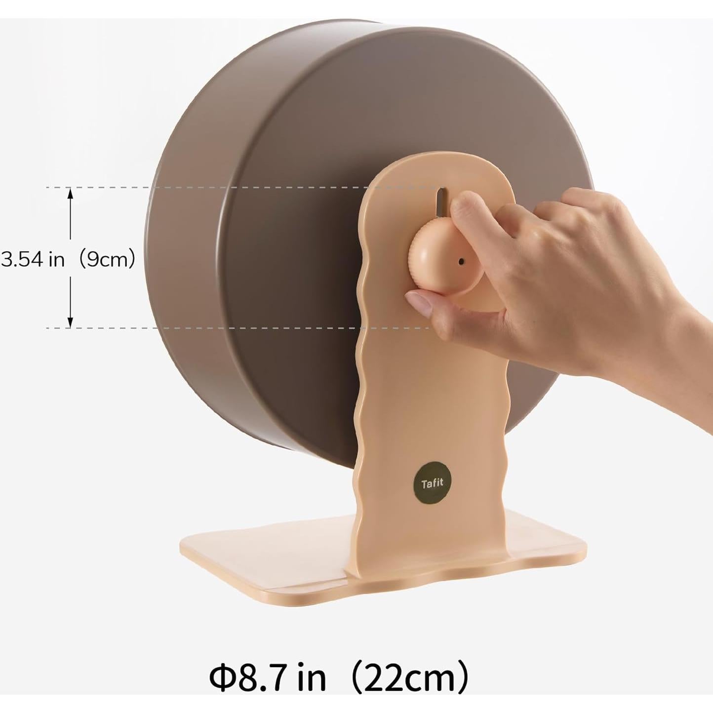 Rueda de Hámster Silenciosa Tafit 22 cm Ajustable Verde