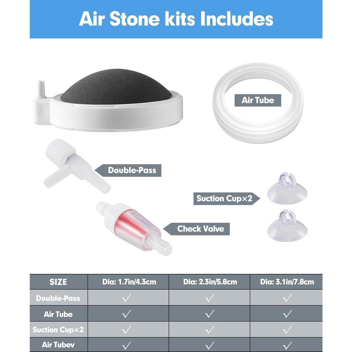 Piedra de Aire para Acuario Blotfish 5.08 cm - Accesorios