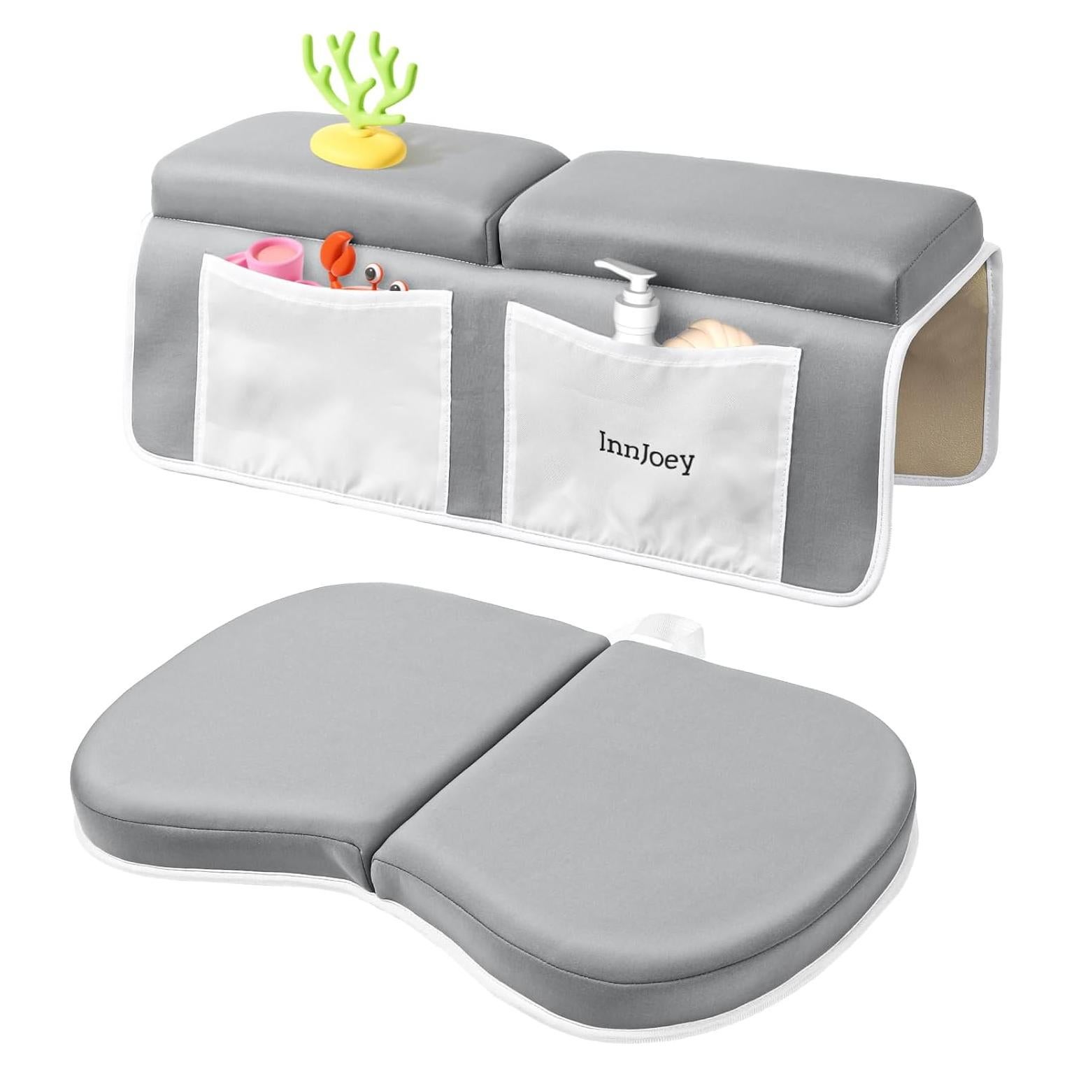 Juego de Almohadillas para Rodillas y Codos Gris - Espuma Viscoelástica