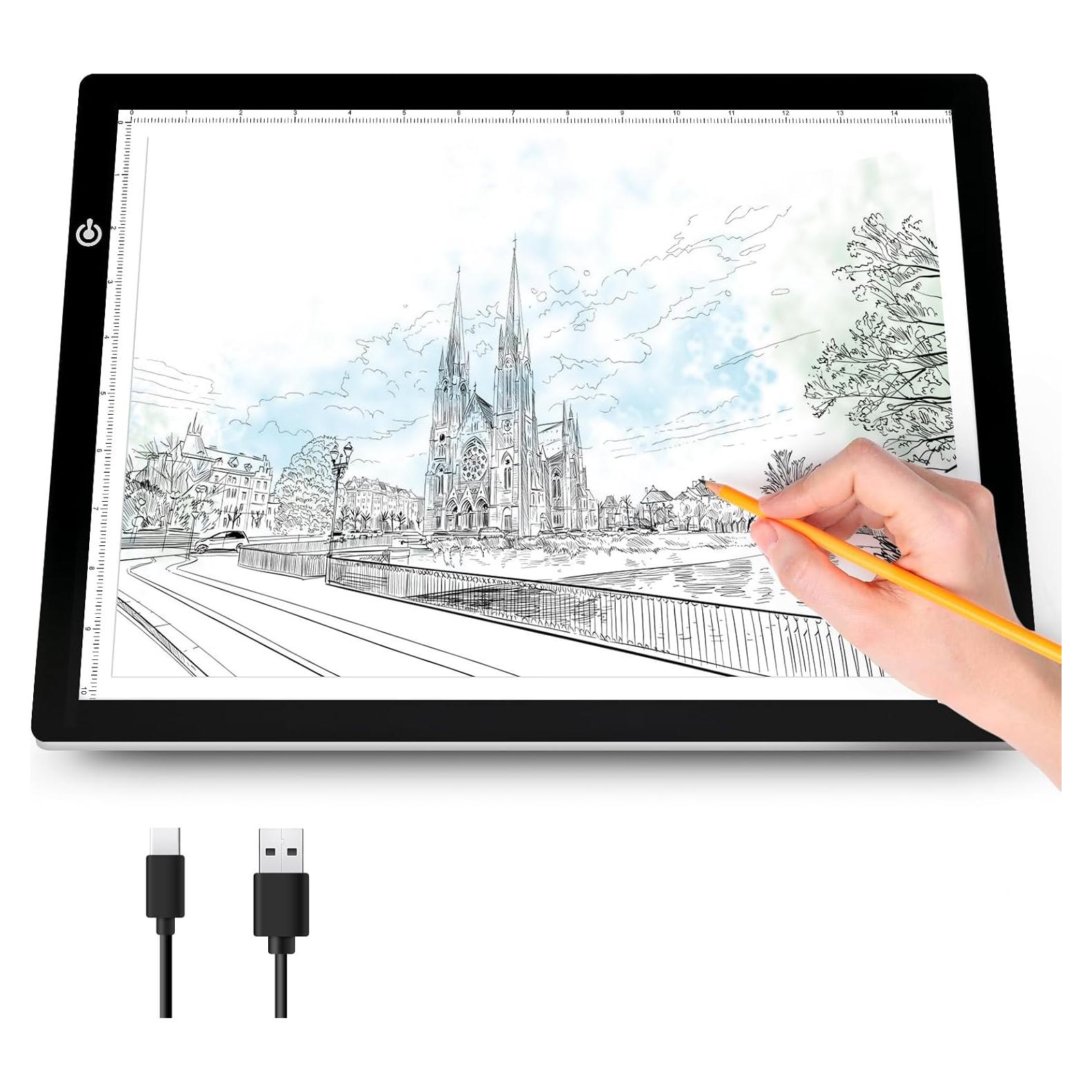 LooEooDoo A3 Luz Pad LED Ajustable para Arte y Esbozo