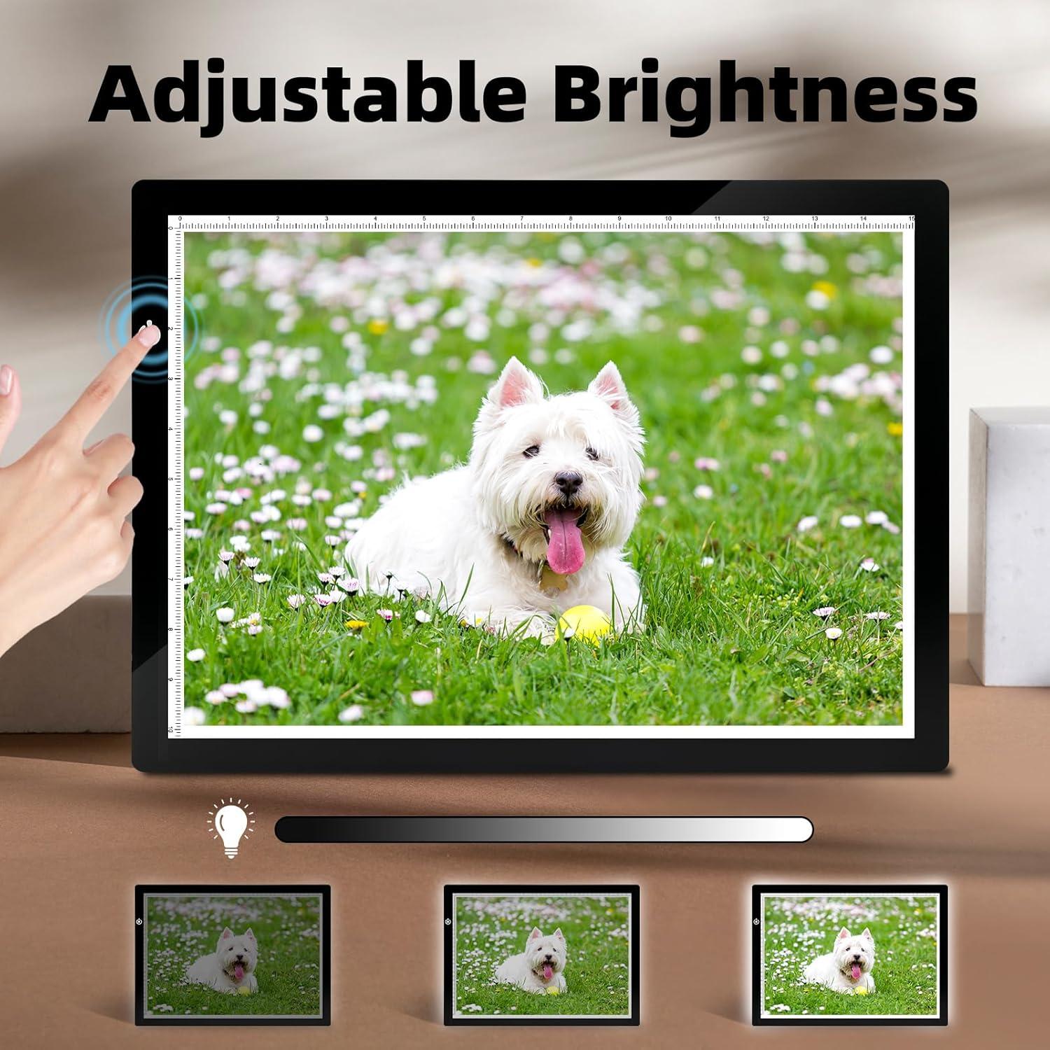 LooEooDoo A3 Luz Pad LED Ajustable para Arte y Esbozo
