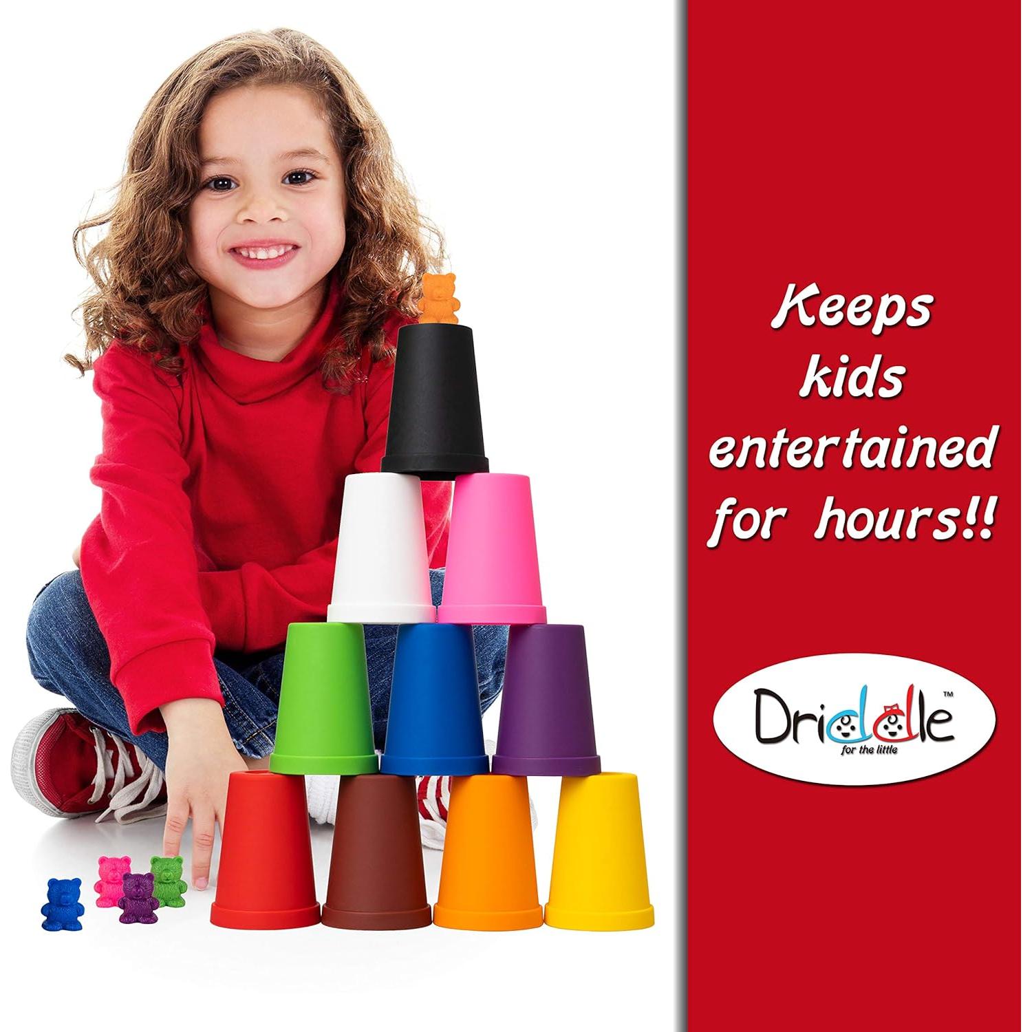 Ositos de Conteo Coloridos Driddle - 100 Piezas - Juguete Educativo