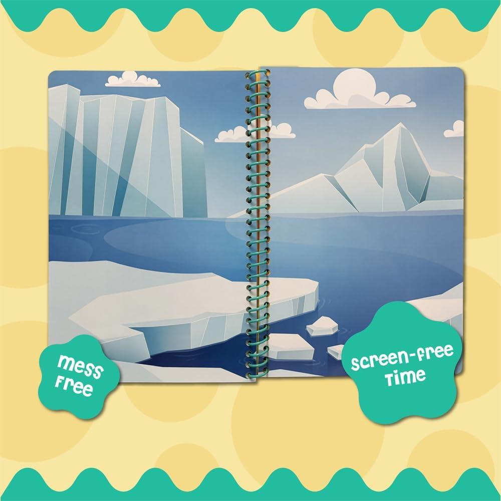 Stick4Ever Libro de Stickers de Gelatina DINO MINI - 50 Piezas