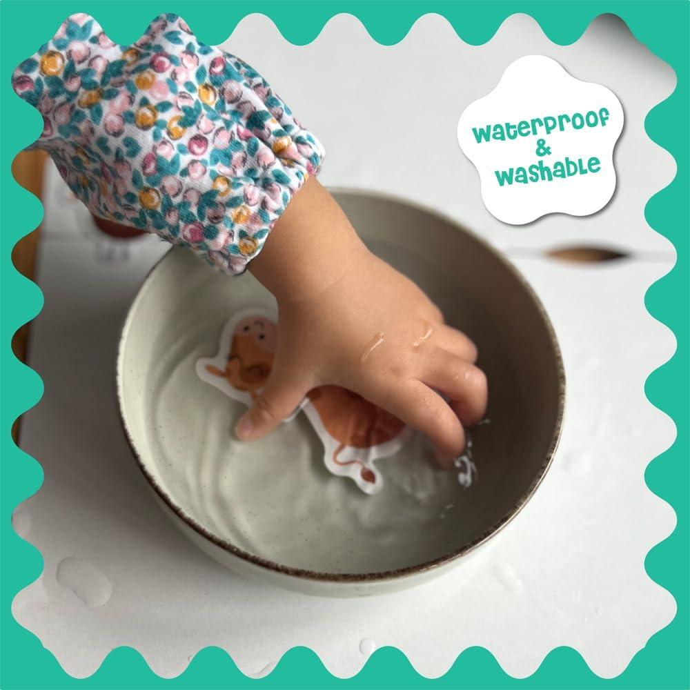 Stick4Ever Libro de Stickers de Gelatina DINO MINI - 50 Piezas