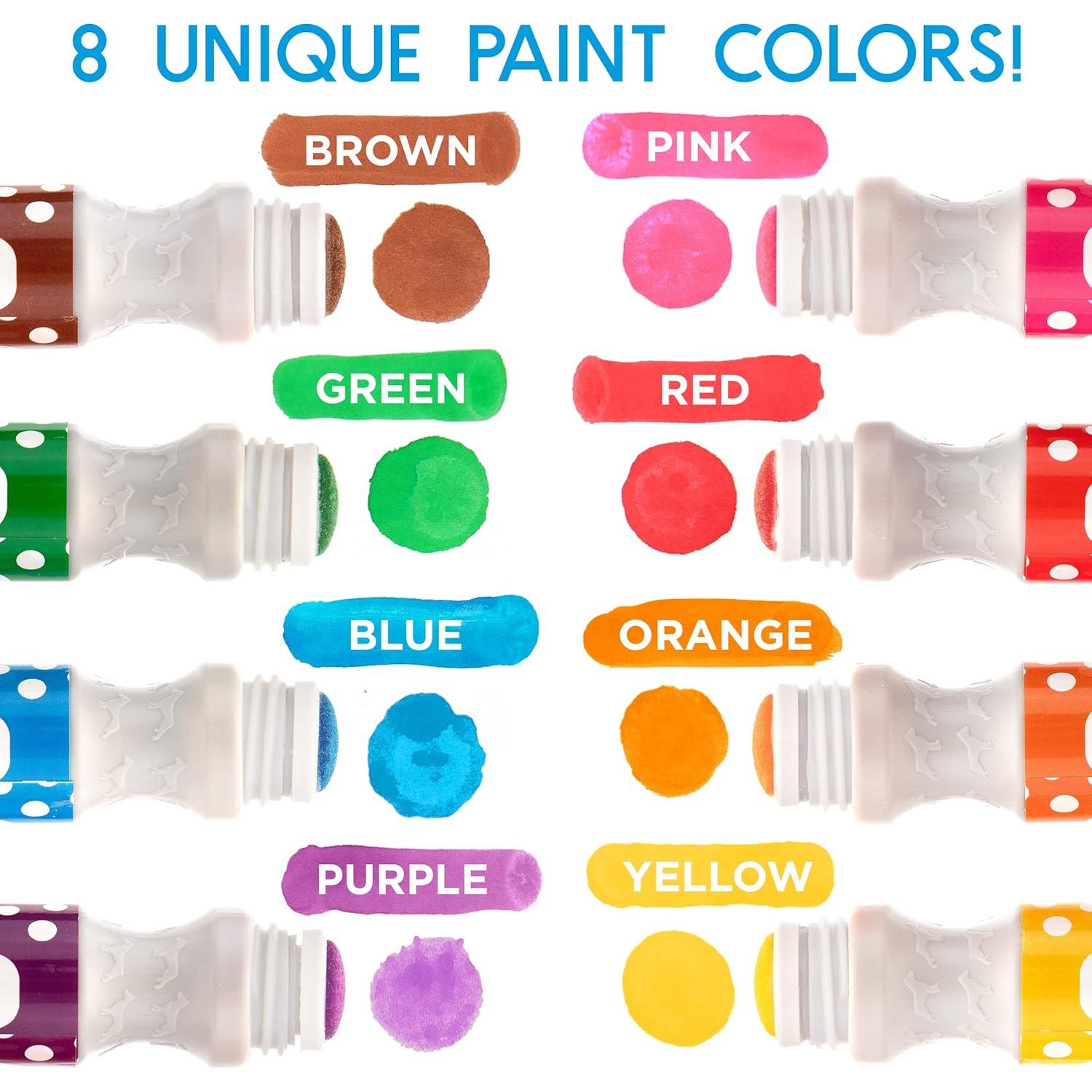 Marcadores de Puntos Lavables Dauber Dawgs - Paquete de 8 Regular