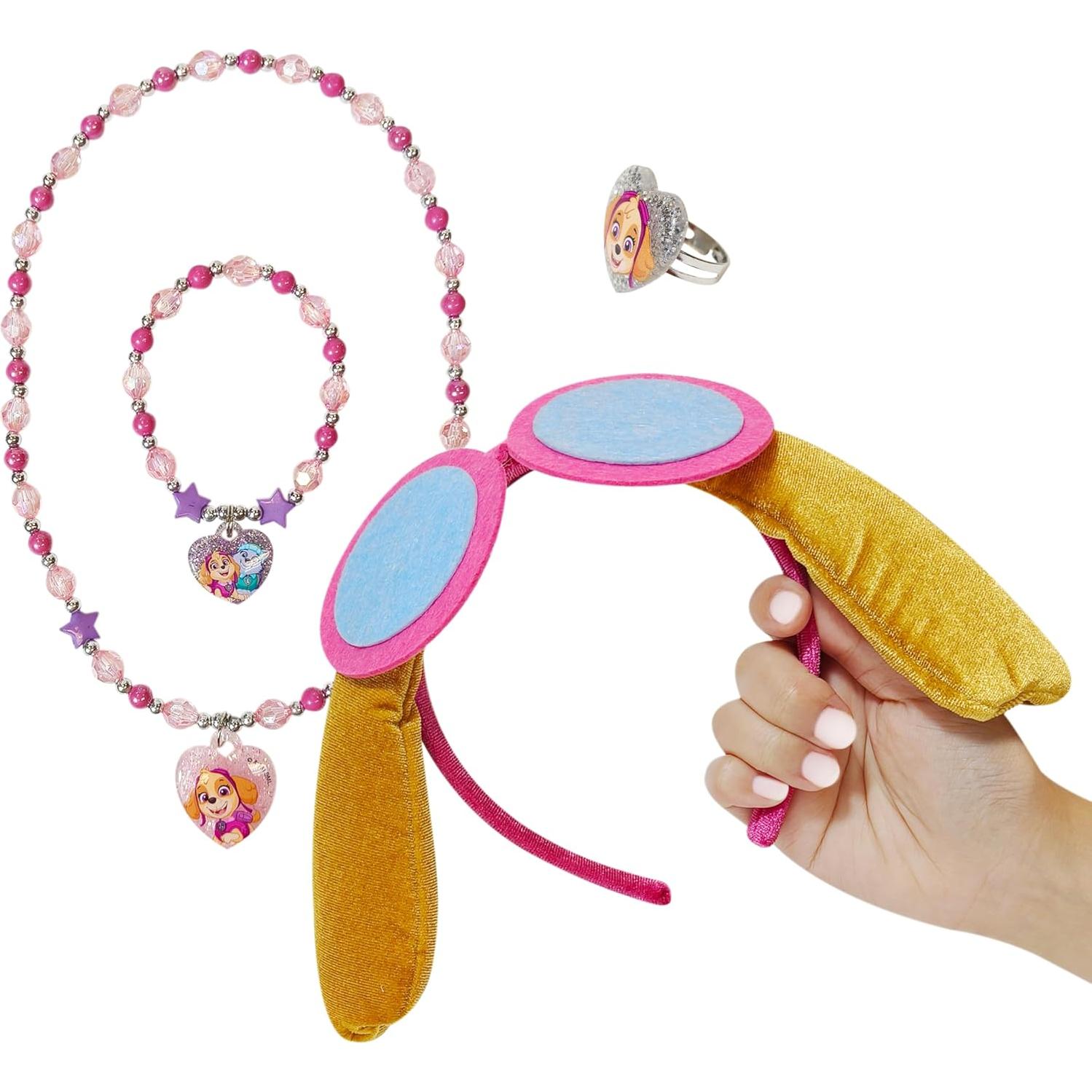 Set de Disfraz Paw Patrol LUV HER - Diadema y Joyería 4 Piezas