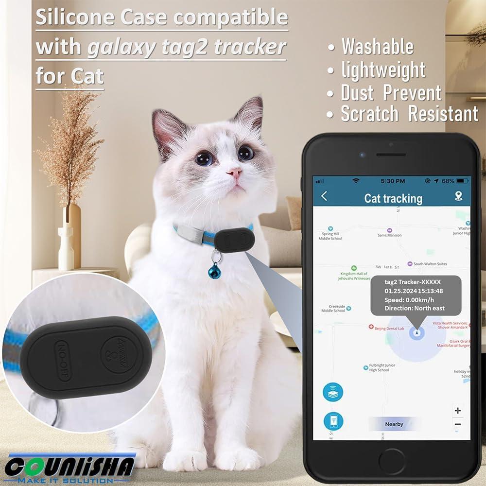 Soporte de Silicona Counlisha para Galaxy SmartTag 2 - 2 Paquetes