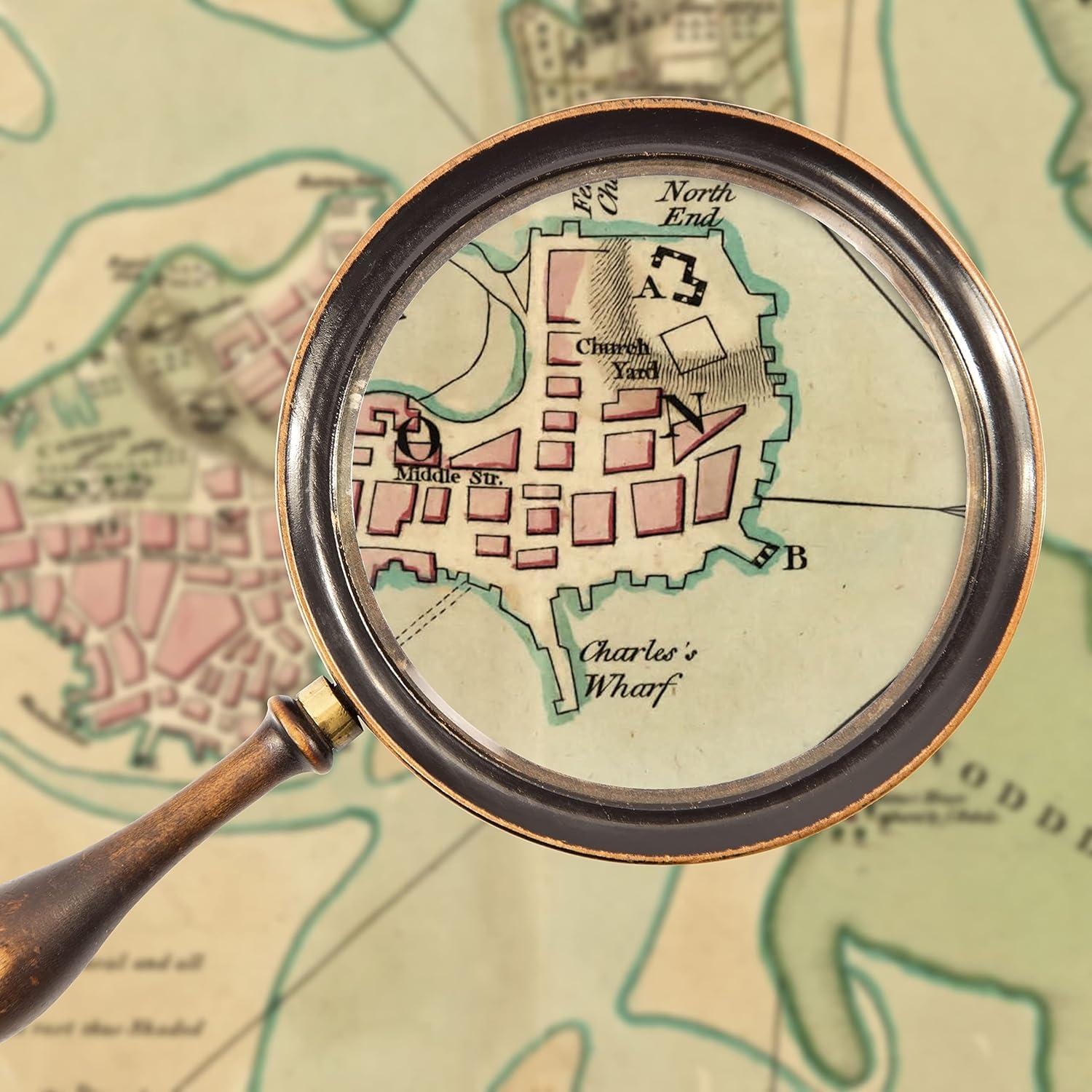 Mapa Guerra Revolucionaria Boston 1775 - Impresión Museo 61x91 cm