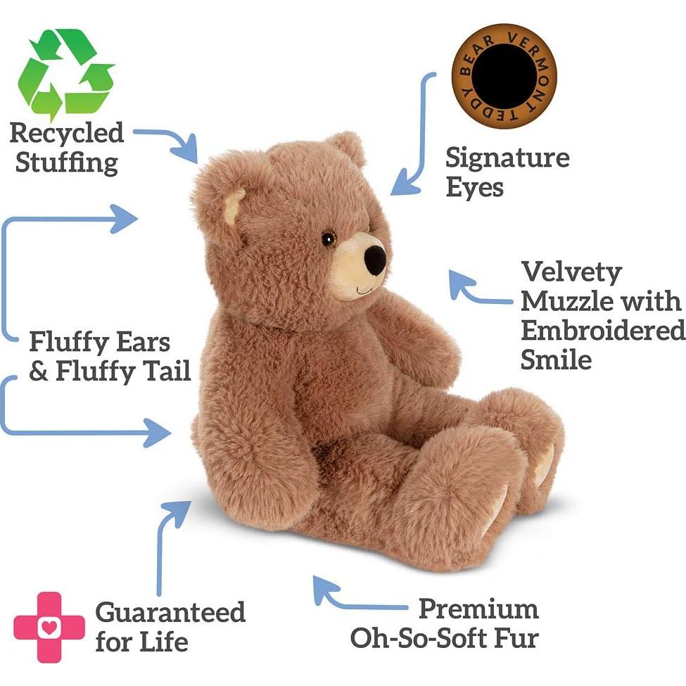Oso de Peluche Vermont Teddy Bear 45.72 cm Marrón Suave